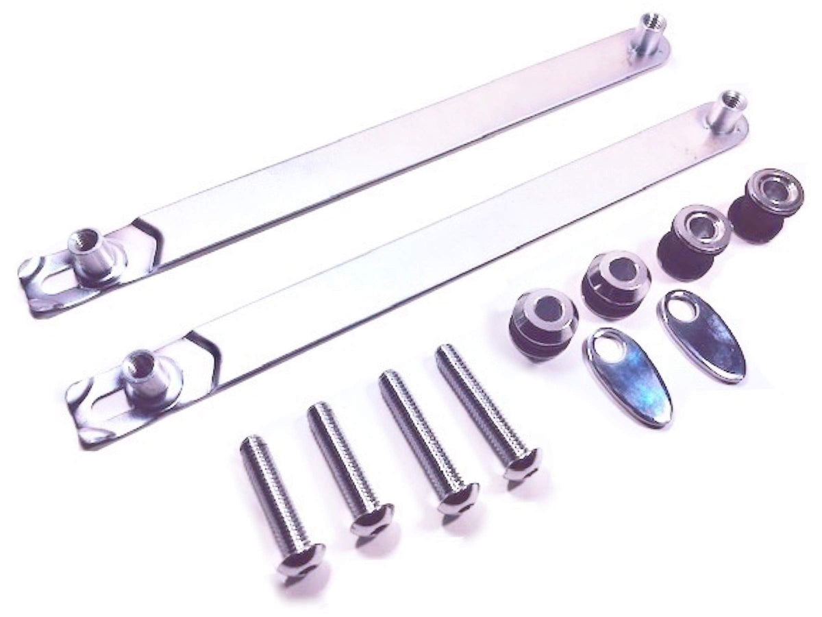 Quick Release Docking Hardware Kit Harley Davidson Dyna Detachable Passenger Sissy Bar Backrest Super Glide Custom Street Bob Lo