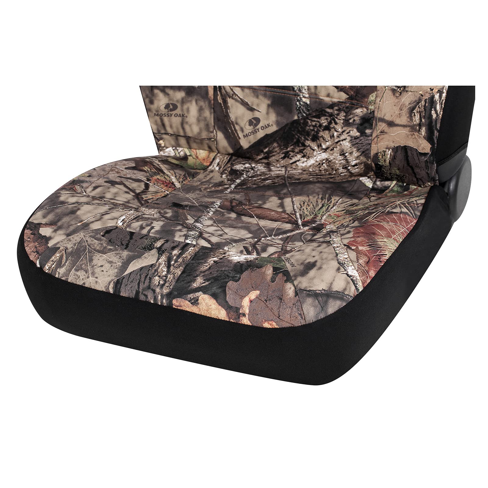 Mossy Oak Camo Seat Covers Low Back - Made With Cotton Twill, Airbag Compatible, Universial Fit Most Bucket Seats - Official Lic