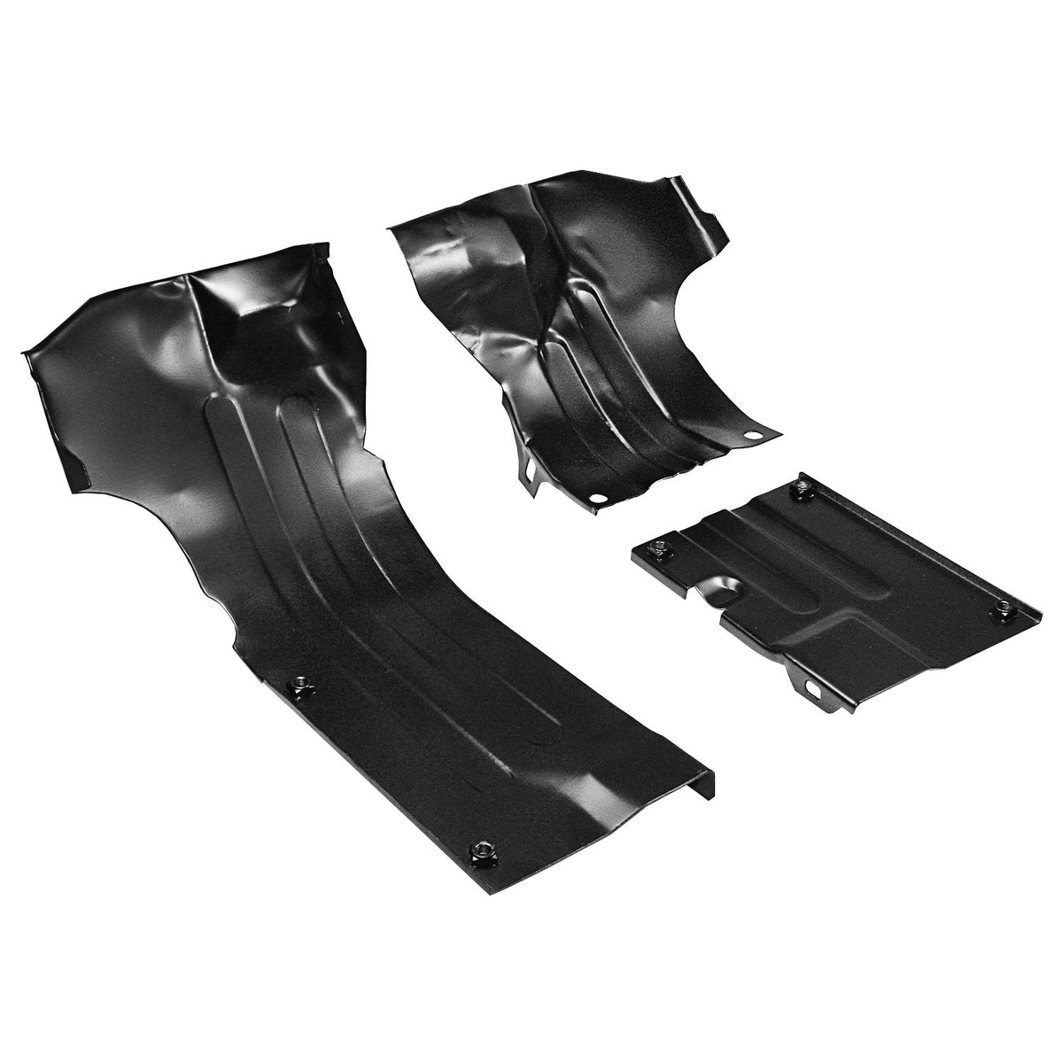 Iap Performance Ac119355 Heater Channel Tin Kit (Black For Vw Beetle)