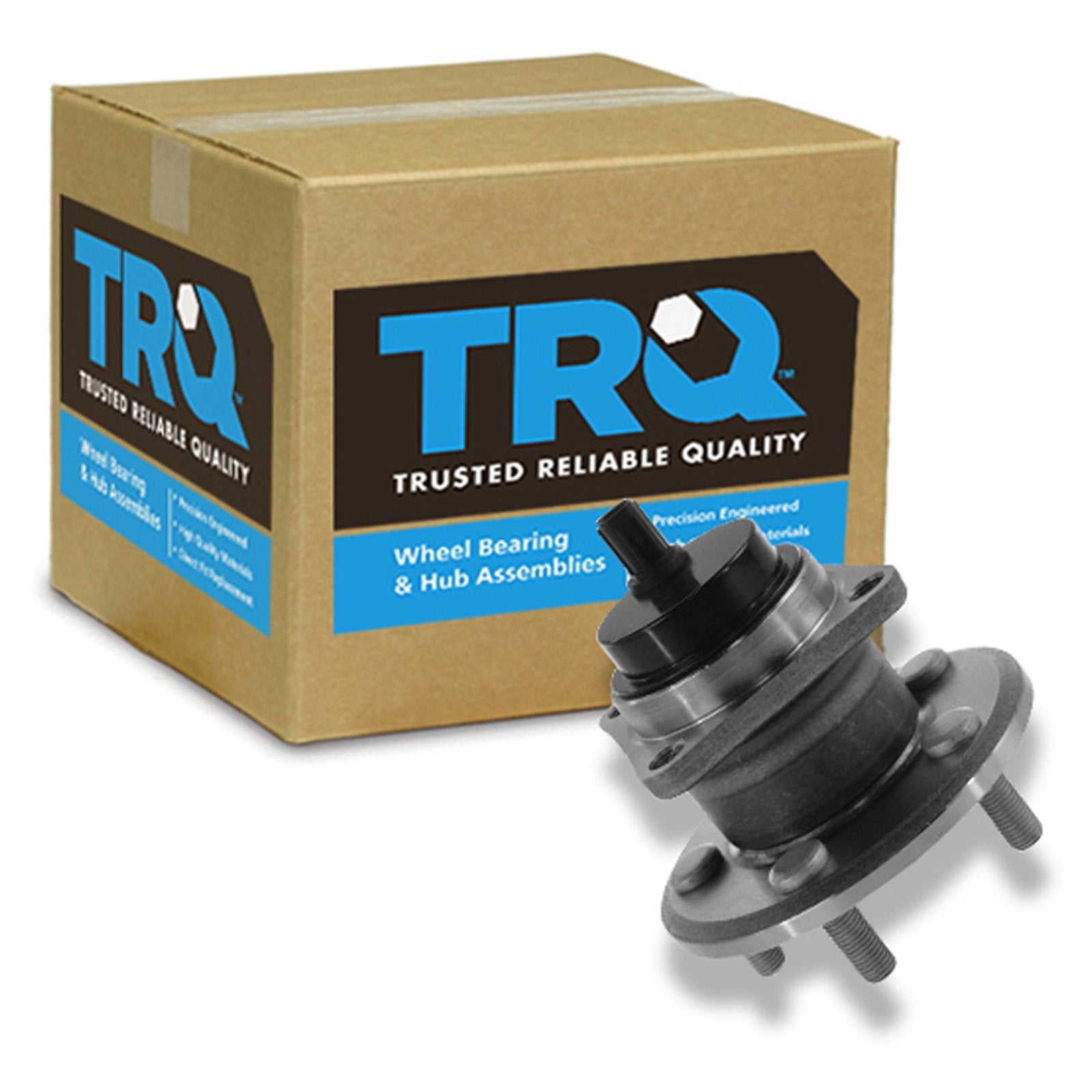Trq Rear Left Right Wheel Hub Bearing Assembly Driver Passenger Side Compatible With 2009-2010 Pontiac Vibe 2009-2018 Toyota Cor
