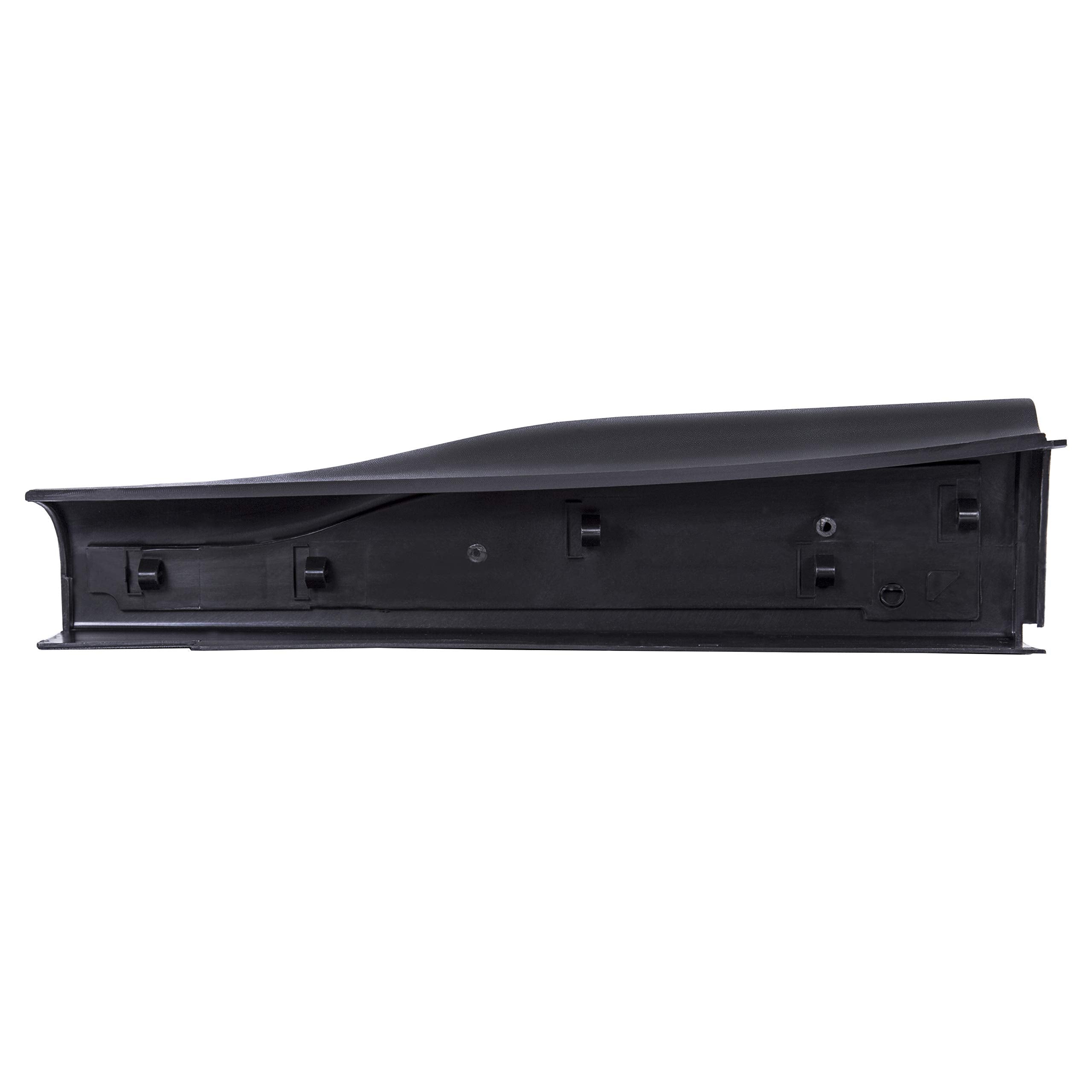 ECOTRIC Tailgate Cap Compatible with 2008-2016 Ford Super Duty F250 F350 F450 F550 Replacement for 8C3Z9941019AA FO1904118 with Flex Step Flexible Molding Trim Left (Integrated Step)