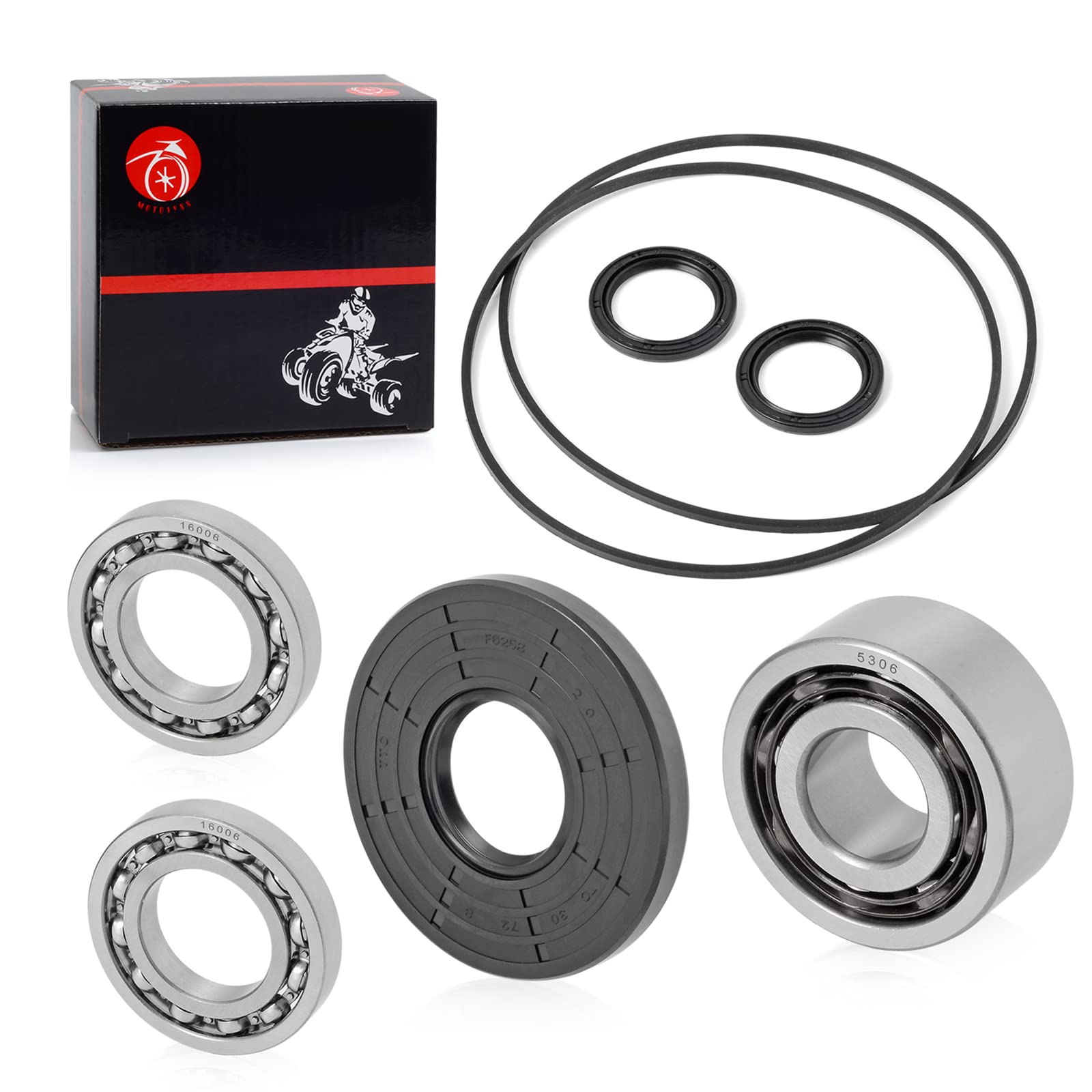 Front Differential Bearing & Seal Kit For Polaris Rzr 800 900 1000 S 4 Xp Rzr 570 Efi 2011-2016 3235171 3235174