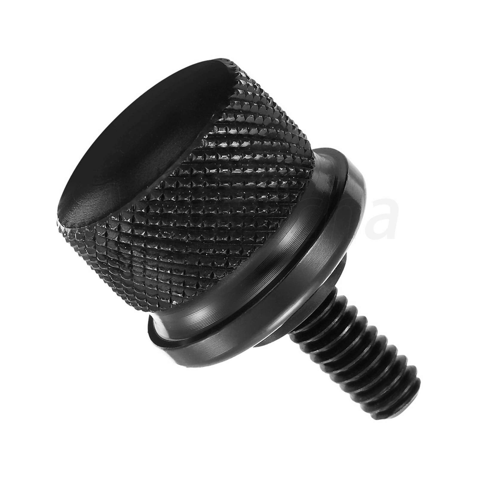 Amazicha Black Aluminium Seat Bolt Tab Screw Mount Compatible For Harley Davidson Sportster Softail Touring Dyna 1996-2023