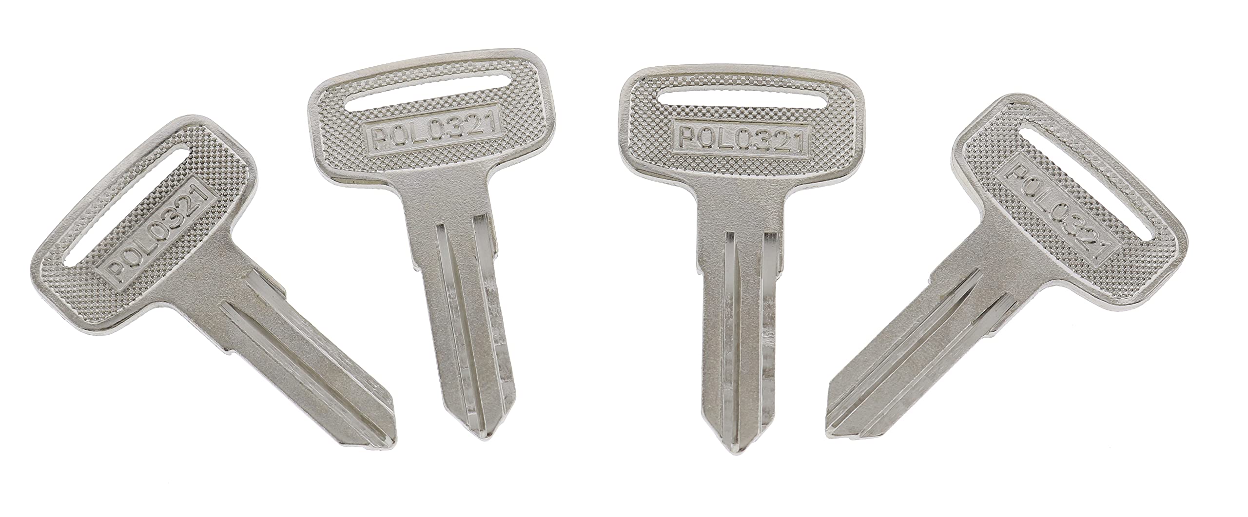 Jeenda 4Pcs Atv Blank Key 4010321 Compatible With Polaris 22/23/27/28 Series Magnum 325/330/500 Sportsman 335/400/450/500 Trail Blazer 250 Trail Boss 325 Xpedition 325 Xplorer 250/400