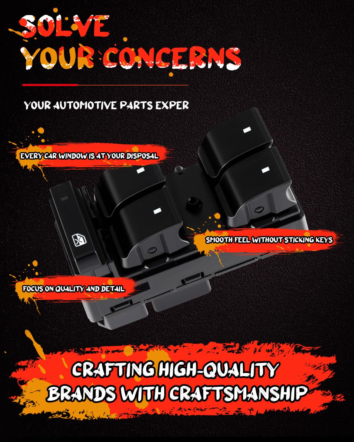 Cciyu Power Window Switch Fits For 2007-2014 For Chevrolet Silverado 2500 3500 2008-2011 For Chevrolet Hhr 2009-2016 For Chevrol