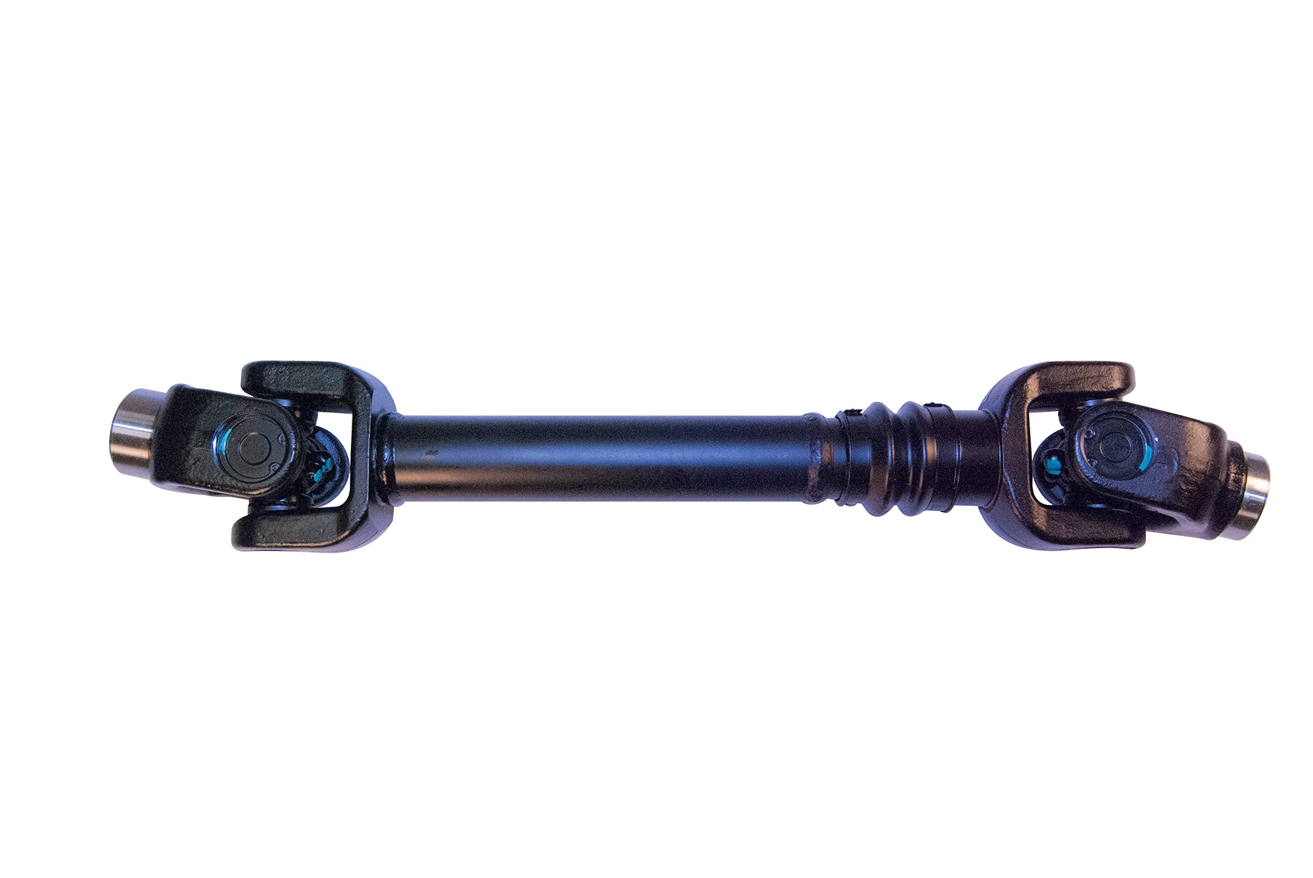 Rugged Rear Propeller Shaft For Can-Am Outlander 500/650/800/1000/Max, In Heat Treated Carbon Steel & Powder Coated Black Shafts, U-Joints Greased Fittings (See Fitment Details In Description)