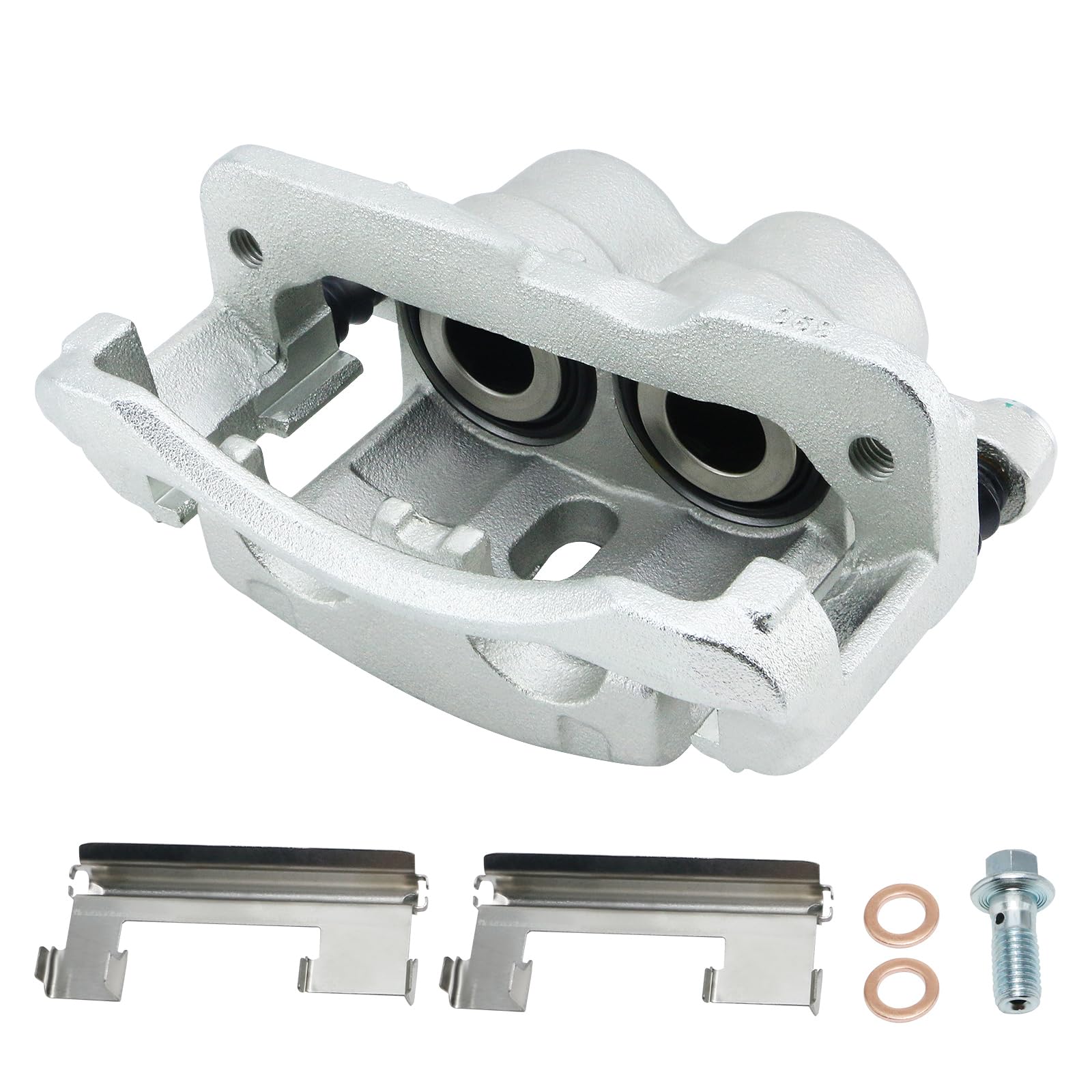 Front Right Brake Caliper with Bracket 18B4728 Replace for 1999-2004 Chevy Silverado 1500, 2000-2006 Tahoe, 1999-2004 GMC Sierra