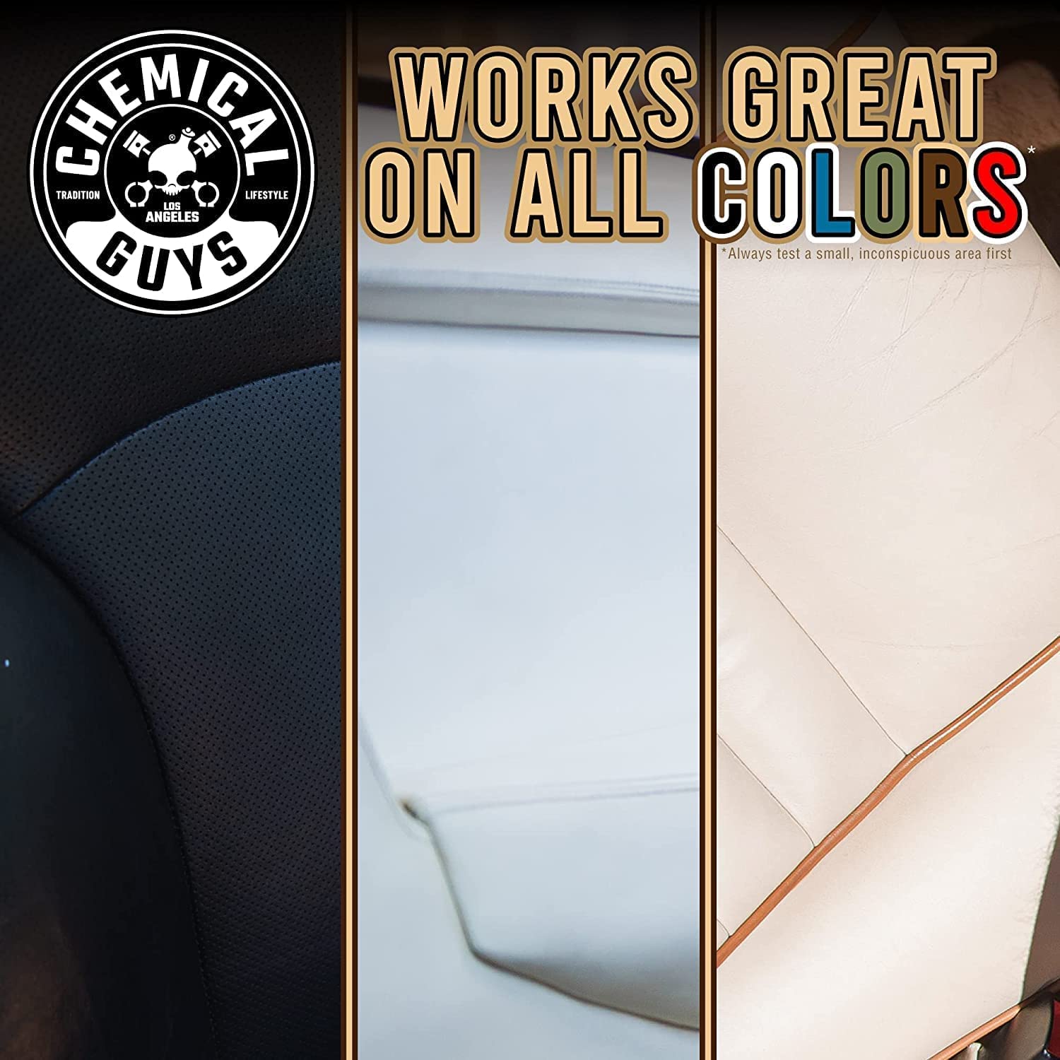 Chemical Guys Spi_109_16 Leather Cleaner And Leather Conditioner Kit For Use On Leather Apparel, Furniture, Car Interiors, Shoes, Boots, Bags & More (2 - 16 Fl Oz Bottles)