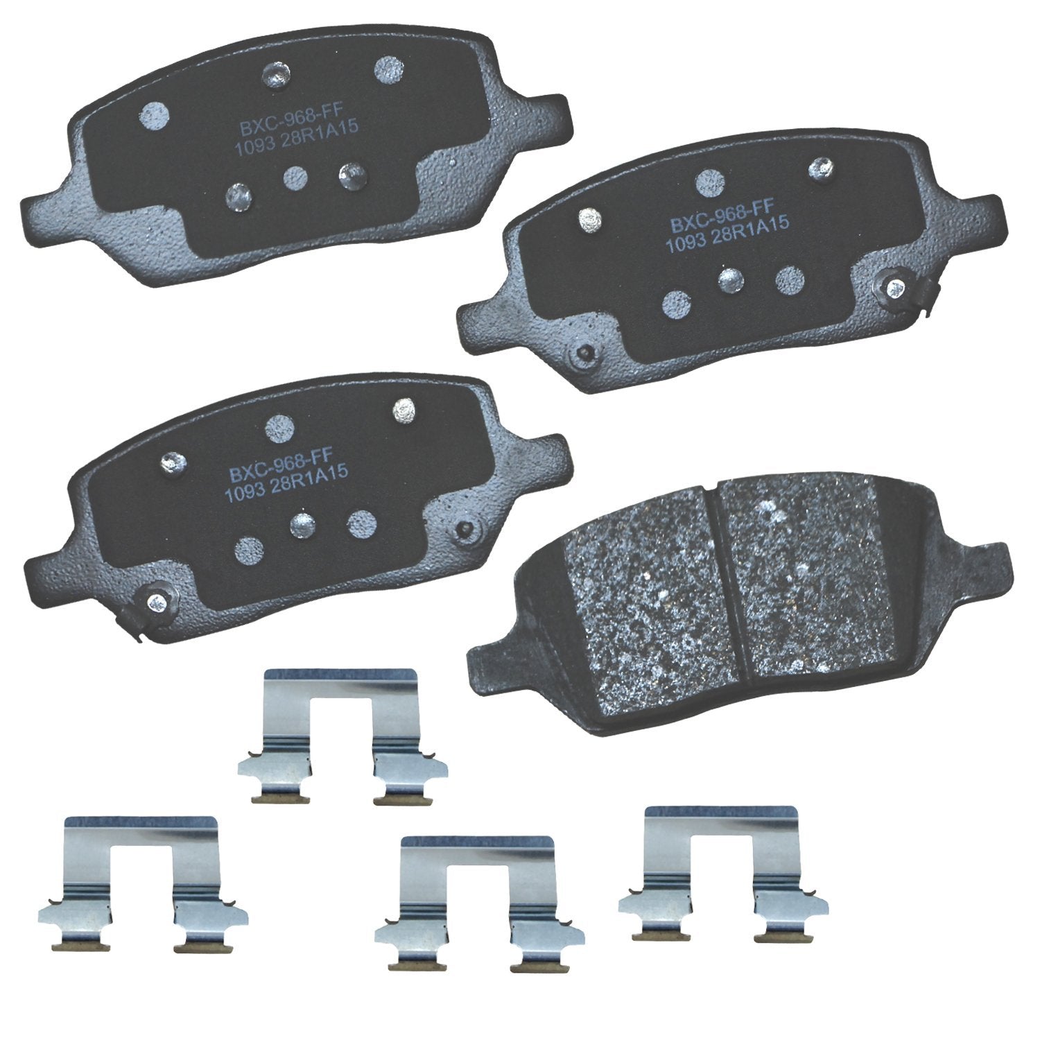 Bendix Premium Sbc1093 Ceramic Rear Brake Pads For Select Models Buick Terraza, Chevrolet Uplander, Mobility Ventures Mv-1, Pont