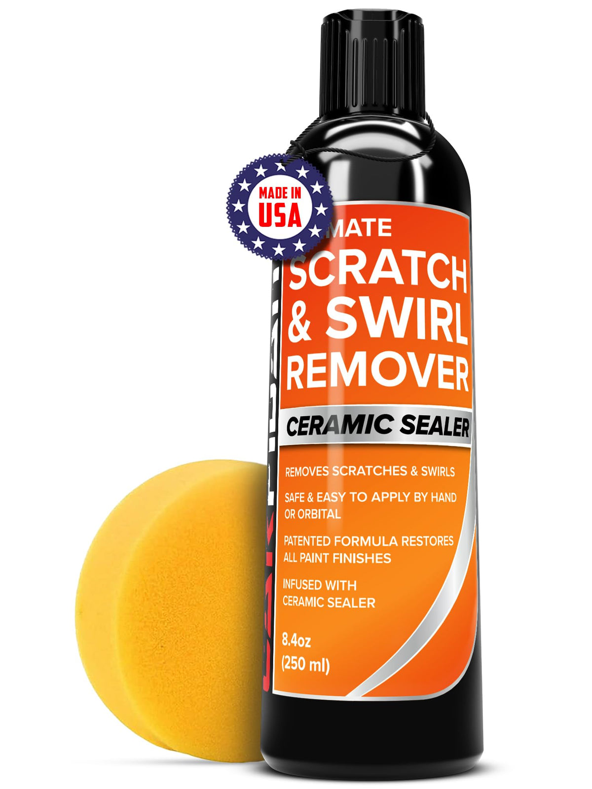 Carfidant Scratch and Swirl Remover - Car Scratch Remover for Vehicles Paint - Polishing Compound for Cars - Universal Repair Ca