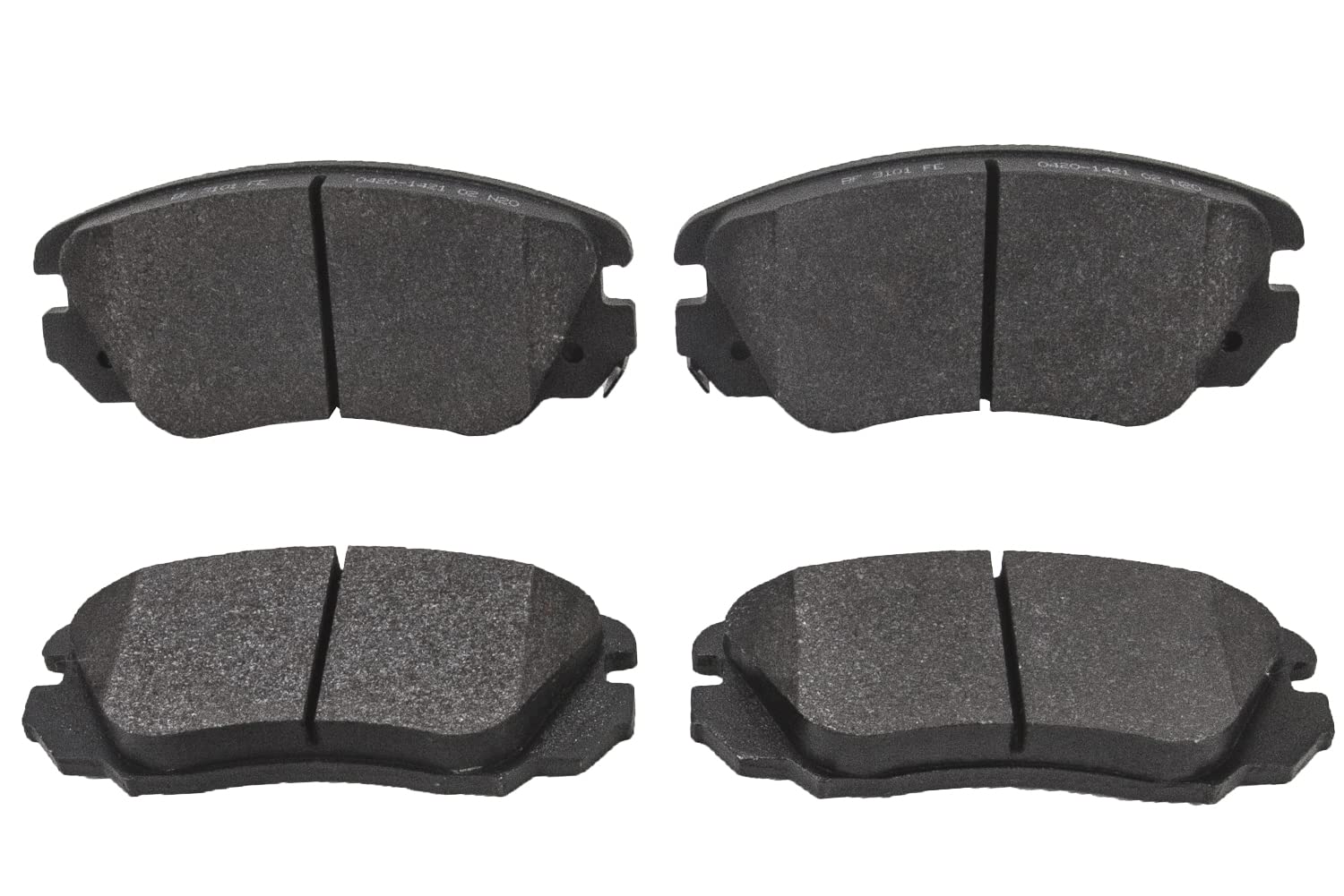 EXPPOWER Replacement for Front and Rear Premium Ceramic Brake Pads 2013-2016 Malibu 2014-2020 Chevy Impala(D1421 D1430)