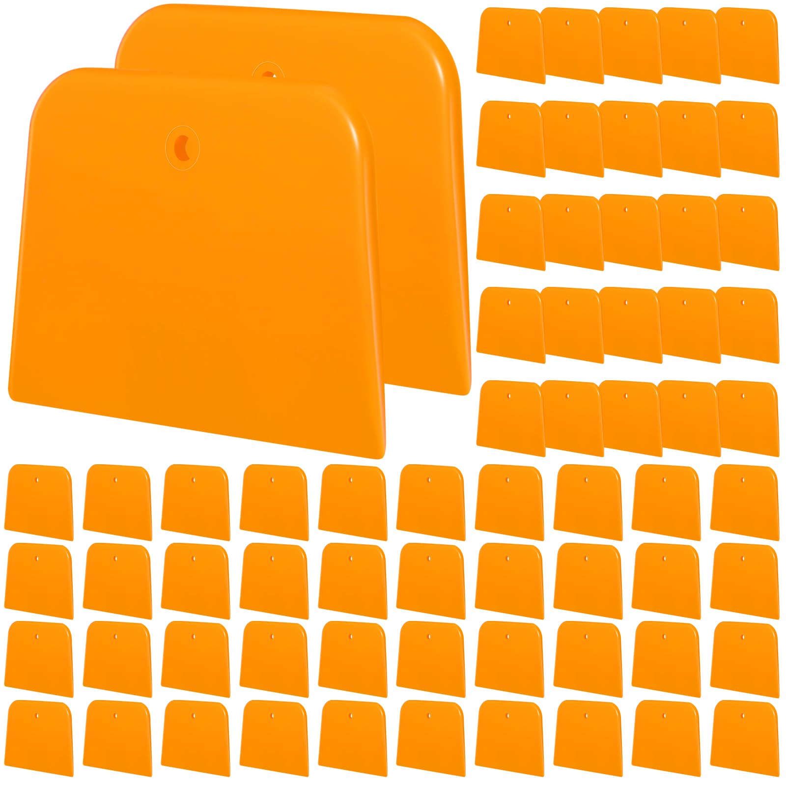 Frienda Body Filler Spreaders Plastic Tools for Automotive Applying Putties Glazes Caulks and Paint (120 Pcs,3.5 x 2.6 x 3.9 in)