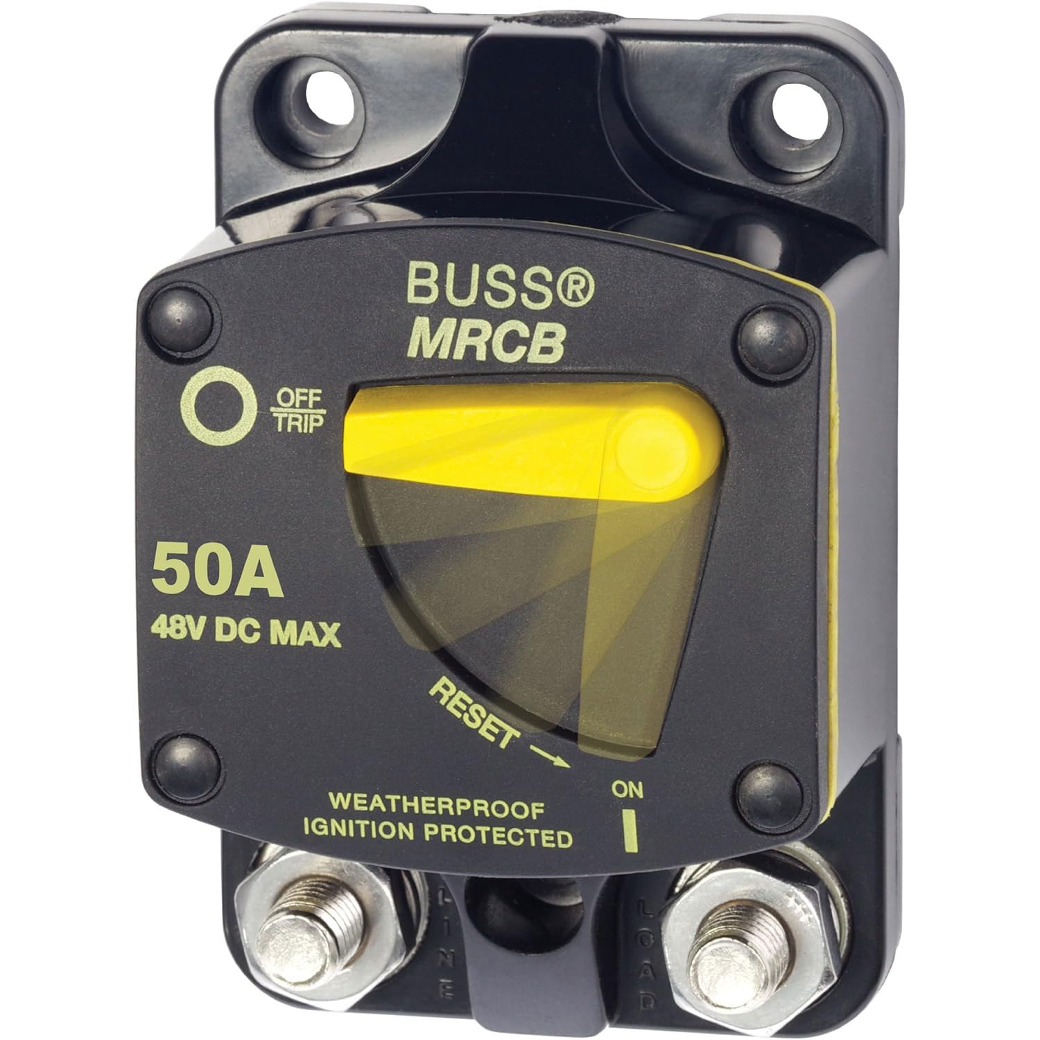 Blue Sea Systems 7139 187-Series Circuit Breaker, Surface Mount, 50A