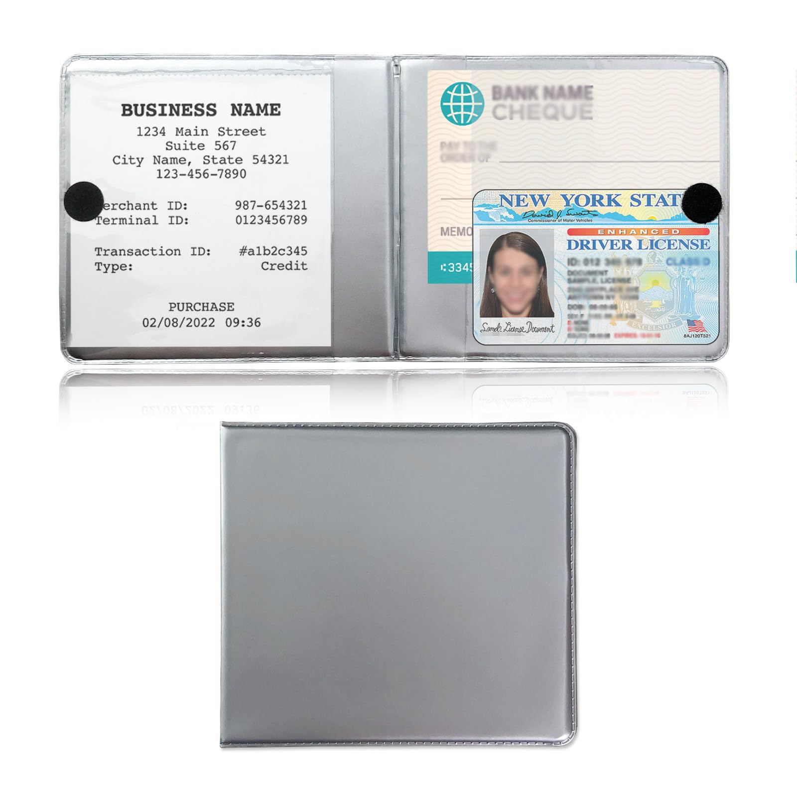 Kewucn 1 Pc Car Registration Insurance Holder, Essential Auto Card Glove Box Organizer, Vehicle Interior Accessories Perfect For