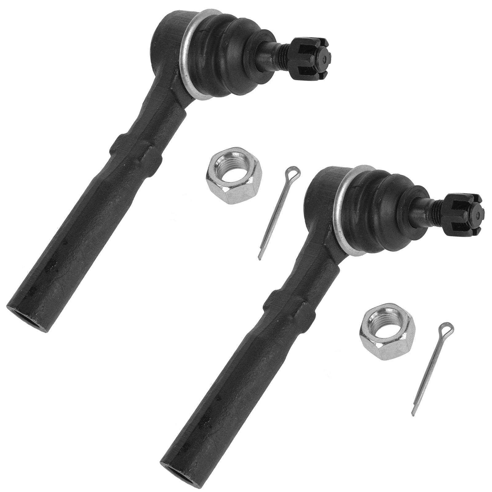 Trq Front Tie Rod Set Compatible With 1995-2005 Chevrolet Cavalier Pontiac Sunfire