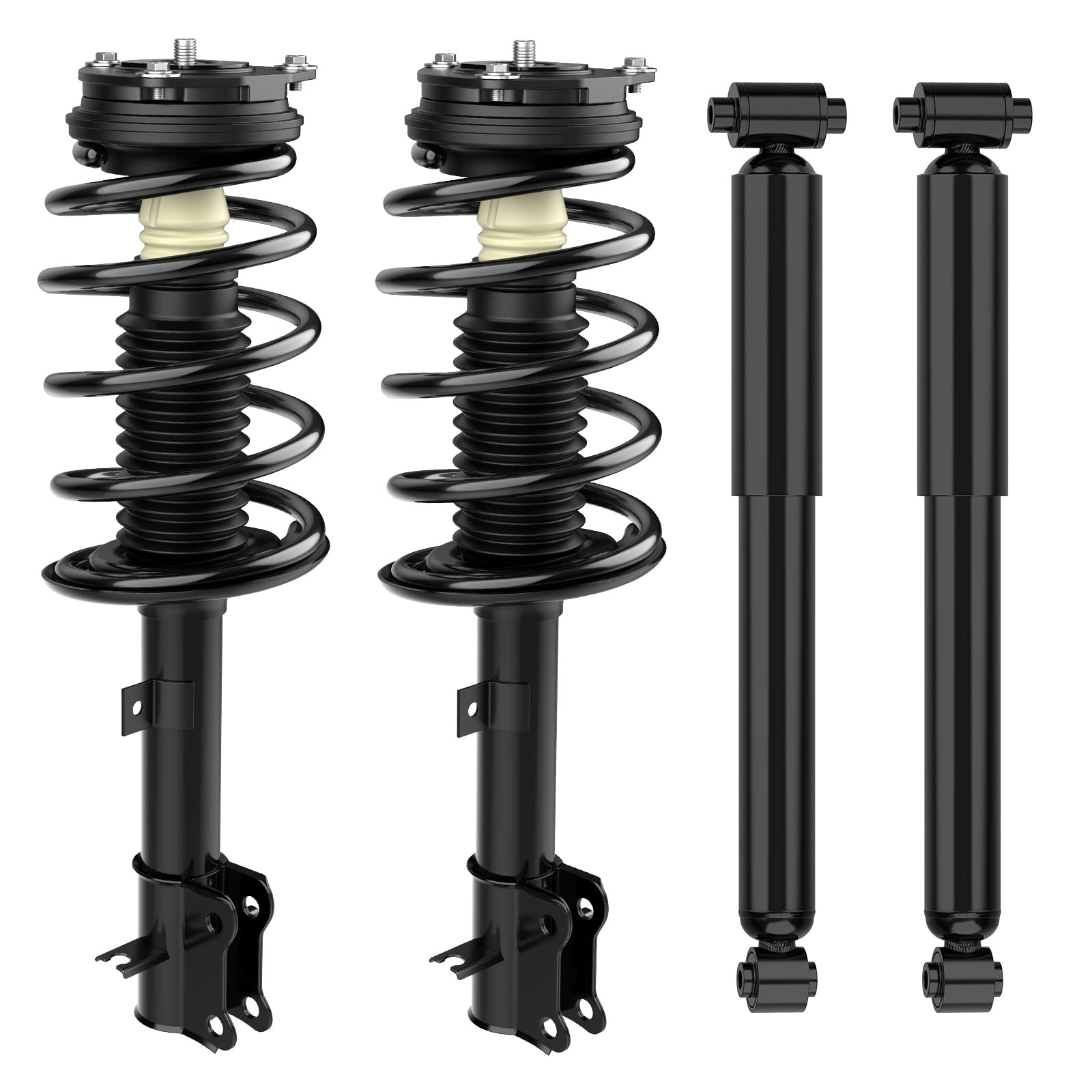 Yitamotor Front Complete Strut Rear Suspension Shocks Compatible With 2007-2012 Sentra Fwd