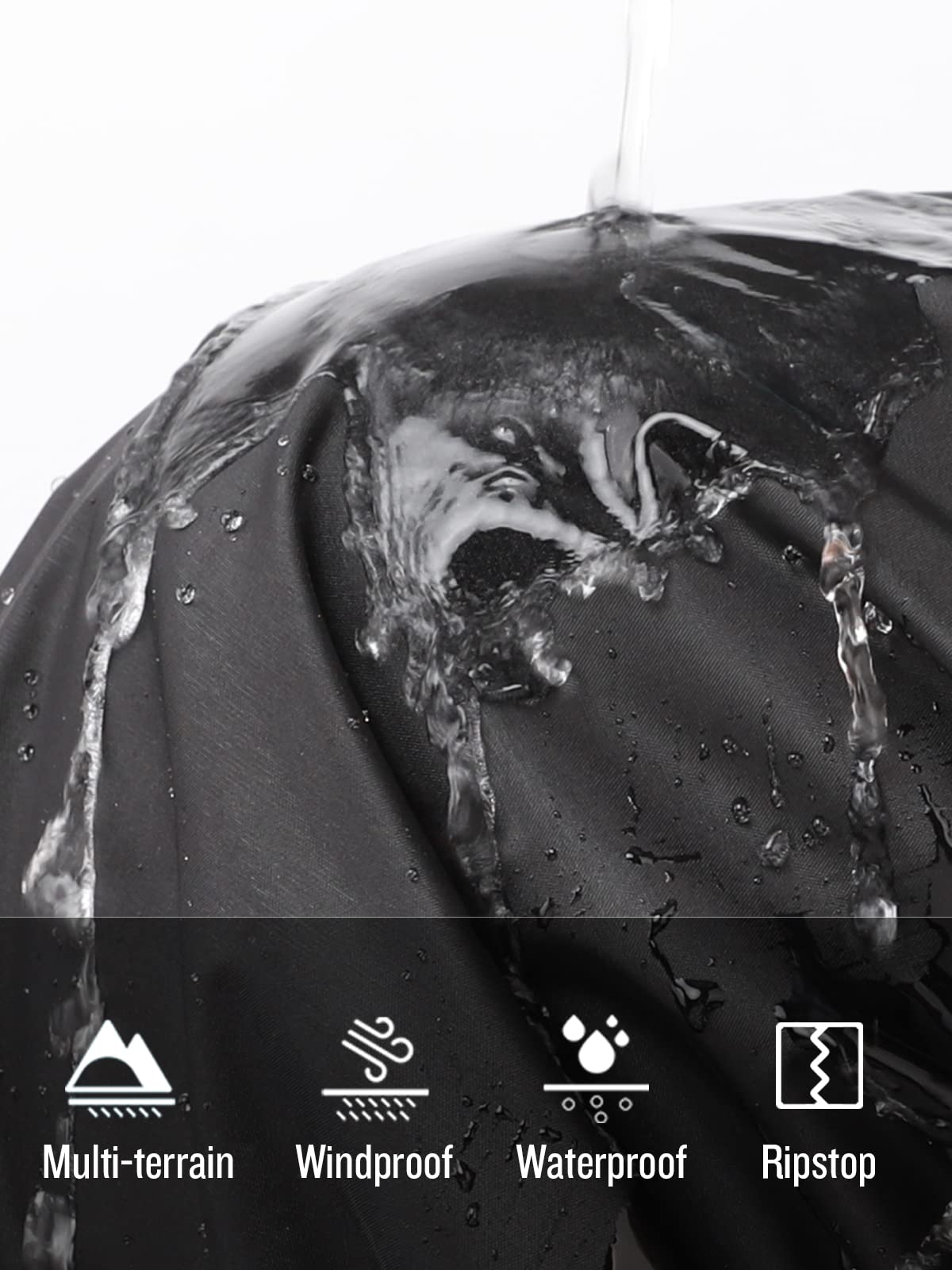 Saphirose Men 'S Rain Suit High Visibility Reflective Work Rain Jacket Pants For All Sport Farm Fishing Motorcycle (Black/Yellow