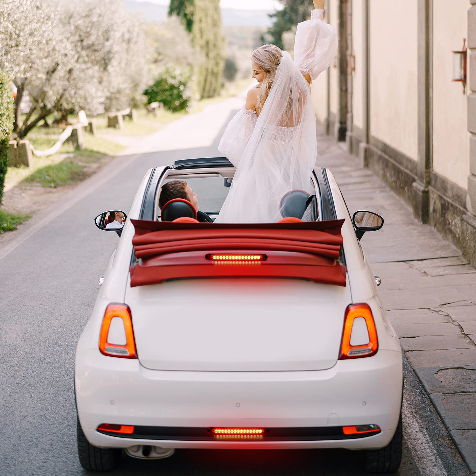 Frienda 2 Pieces 10 Inch 15 Led Trailer Tail Light Bar Stop Turn Tail Lights Assembly Third Brake Strip 9 To 30-Volt Trailer Ide