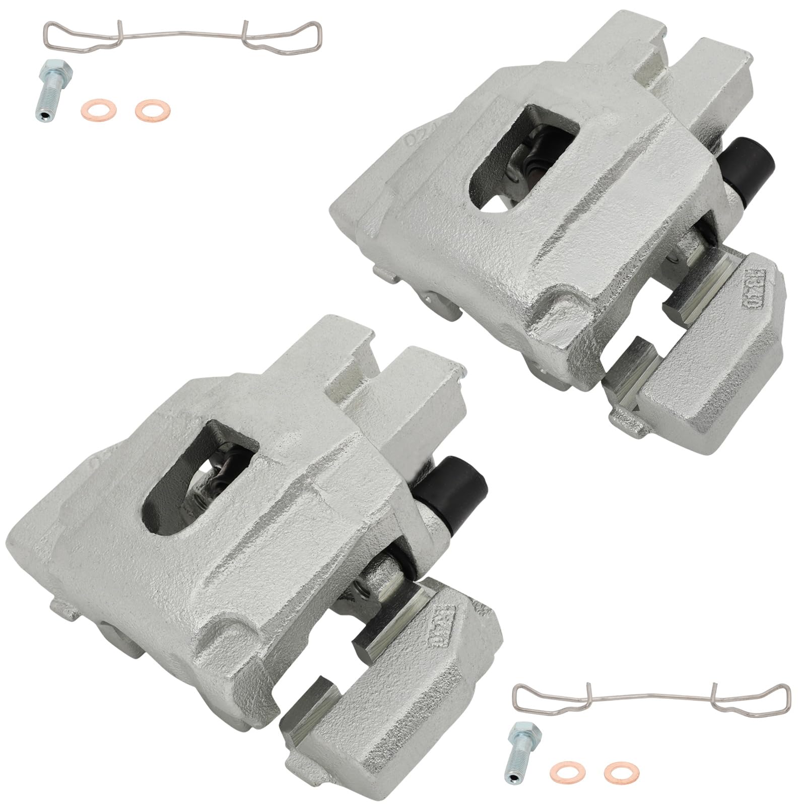 cciyu 18B4818 18B4819 Rear Left & Right Brake Calipers With Bracket For Jeep For Grand Cherokee 4.0L 1999-2004,For Jeep For Gran