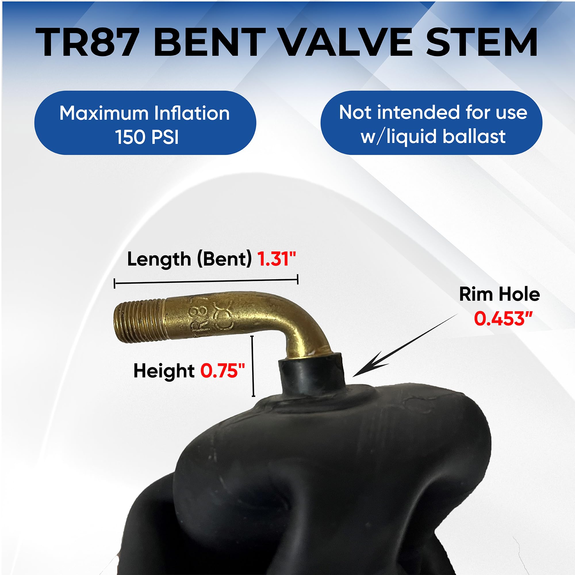 Pair Of Trans American Heavy Duty Inner Tubes (13X5.00-6 Tr87)