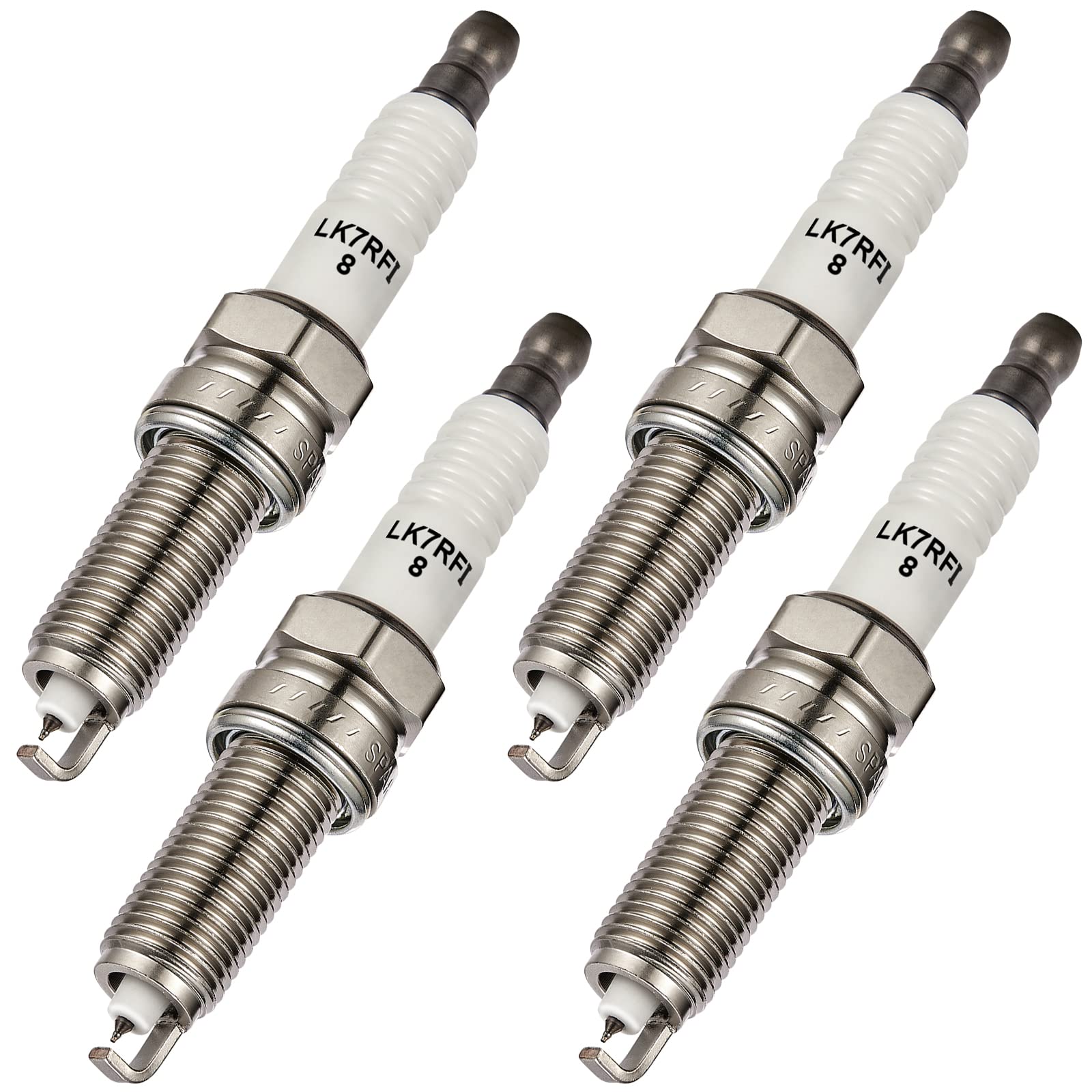 BDFHYK Set of 4 Iridium Spark Plug Compatible with Honda Odyssey HR-V Civic,Acura TLX MDX,Hyundai Elantra Tucson,Kia Soul Forte,
