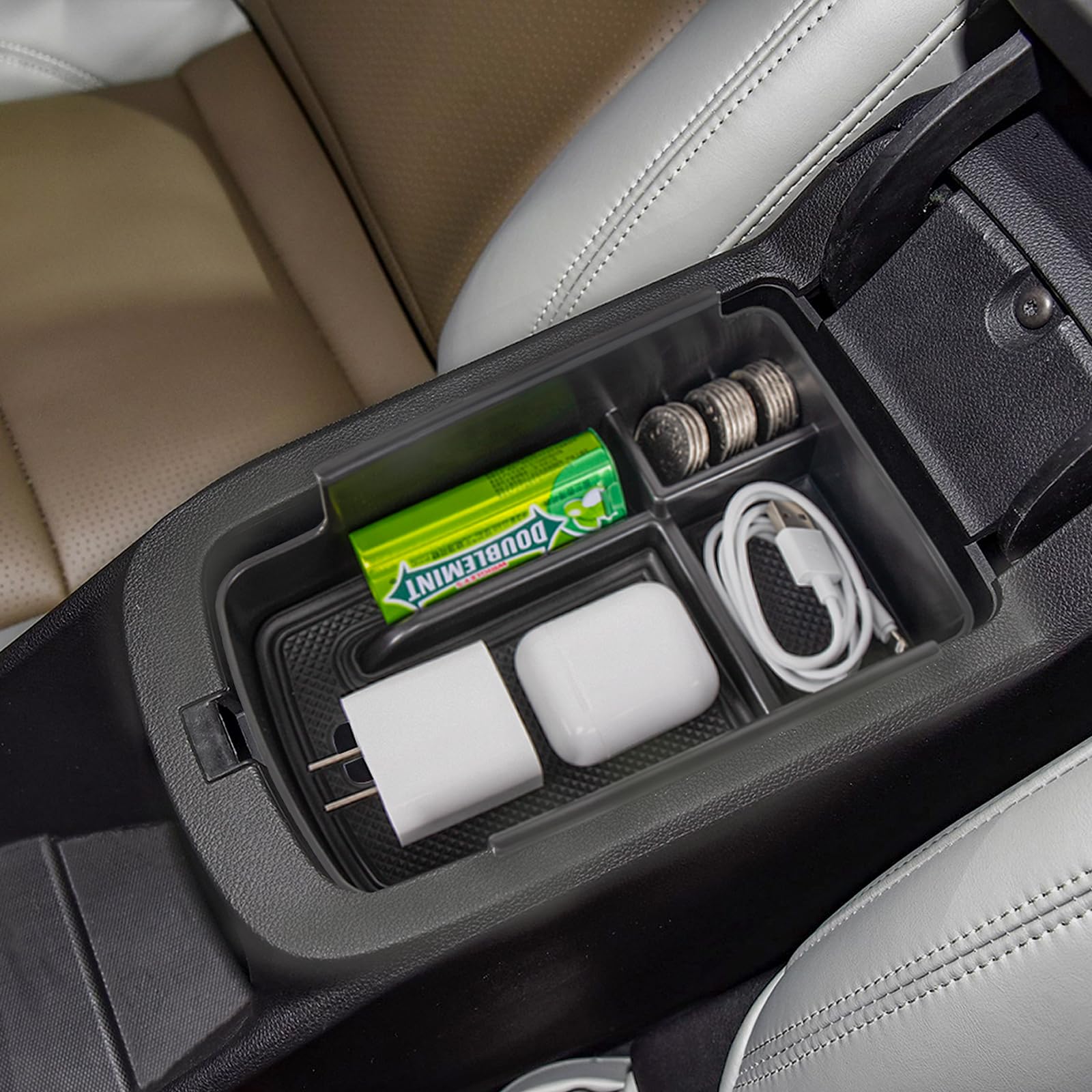 Neepiar Center Console Organizer Tray Compatible With 2023 2024 Chevy Trax And Buick Envista Armrest Storage Box Insert Storage