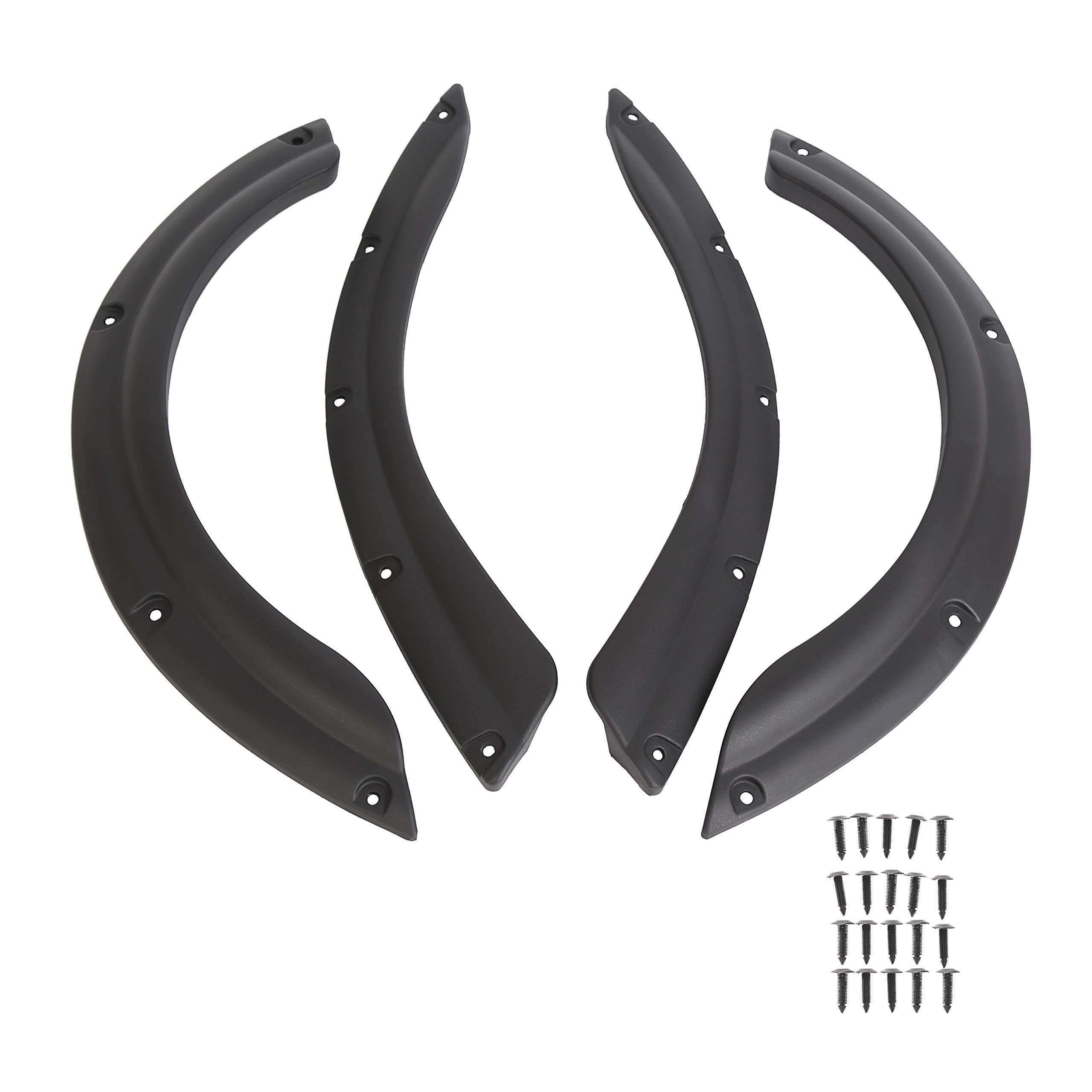 Ecotric Standard Fender Flares Compatible With Yamaha Driver G29 Golf Cart Accessories Front & Rear Set Of 4
