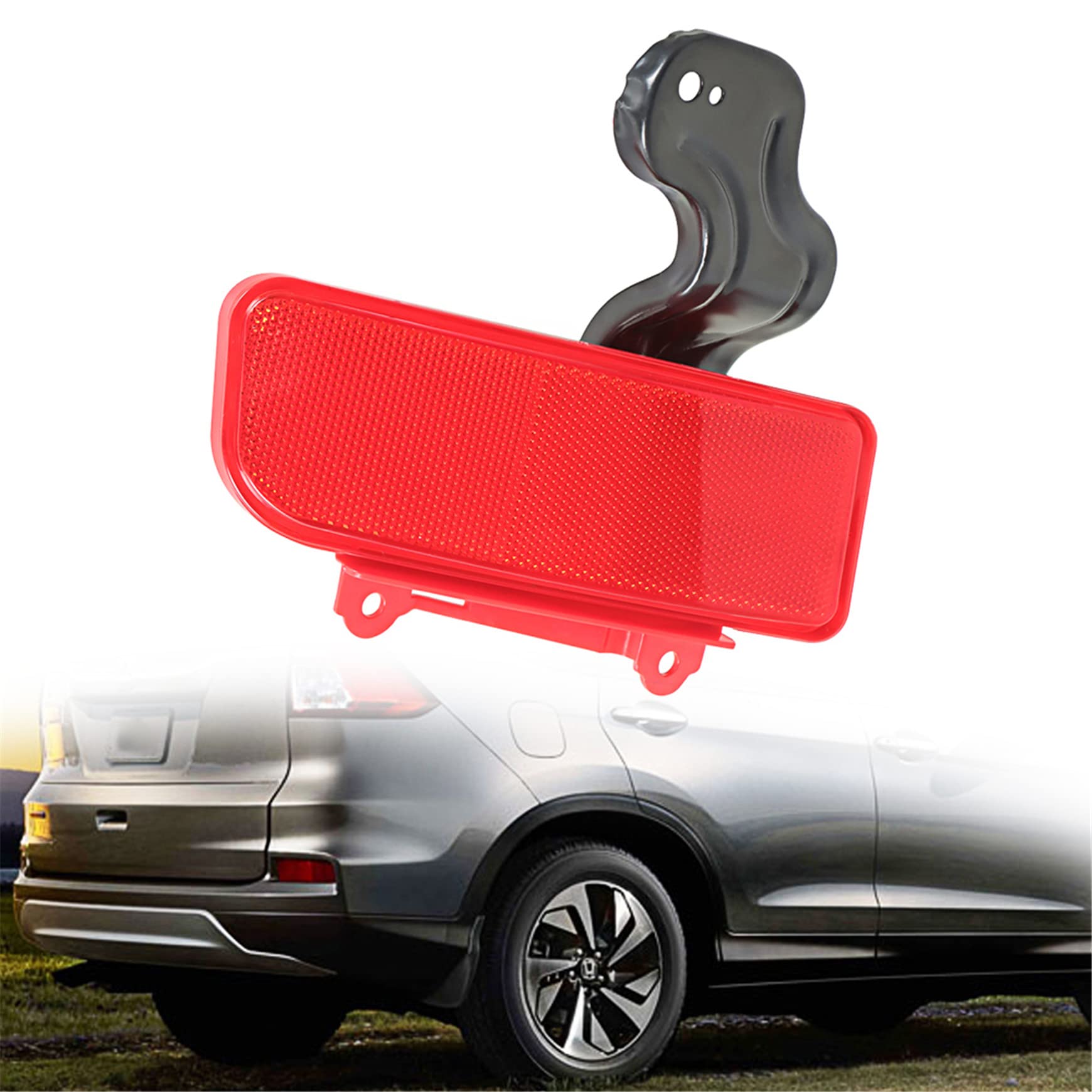 Silscvtt Rear Bumper Reflector Light Replacement For Honda Cr-V 2015 2016 Passenger Side Ho1185108 33505-T1W-A01