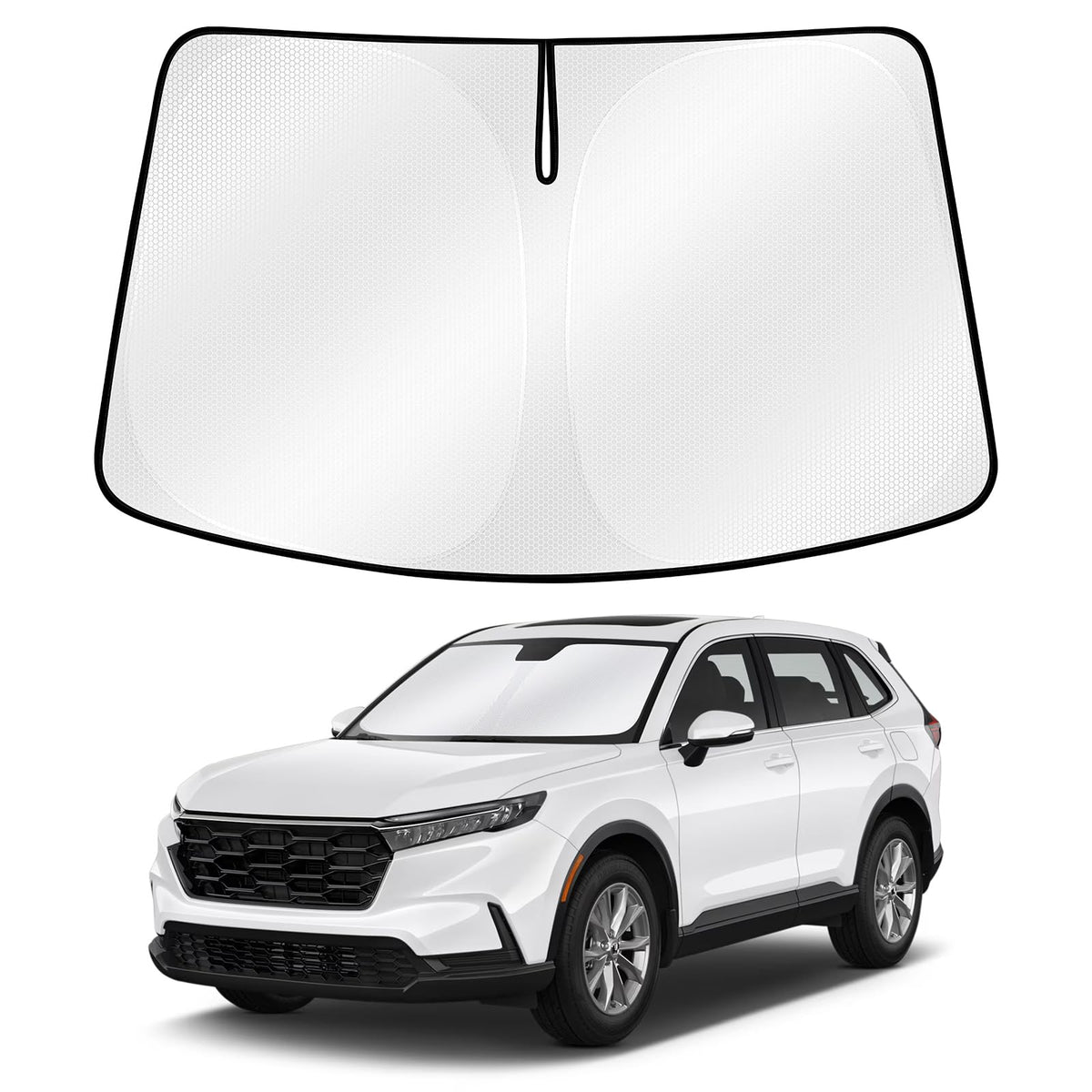 Cartist Windshield Sun Shade For Honda Cr-V 2023 2024 2025 2026 Foldable Car Front Window Sunshade For Crv Accessories Sun Visor