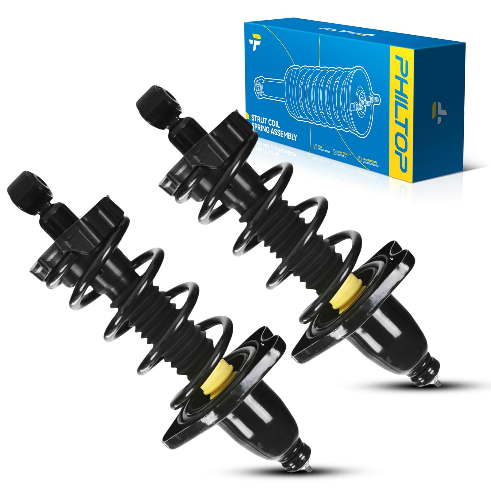 Philtop Rear Struts For Ridgeline 2006 2007 2008 2009 2010 2011 2012 2013 2014, Shock Absorber Complete Suspension 172398L+17239