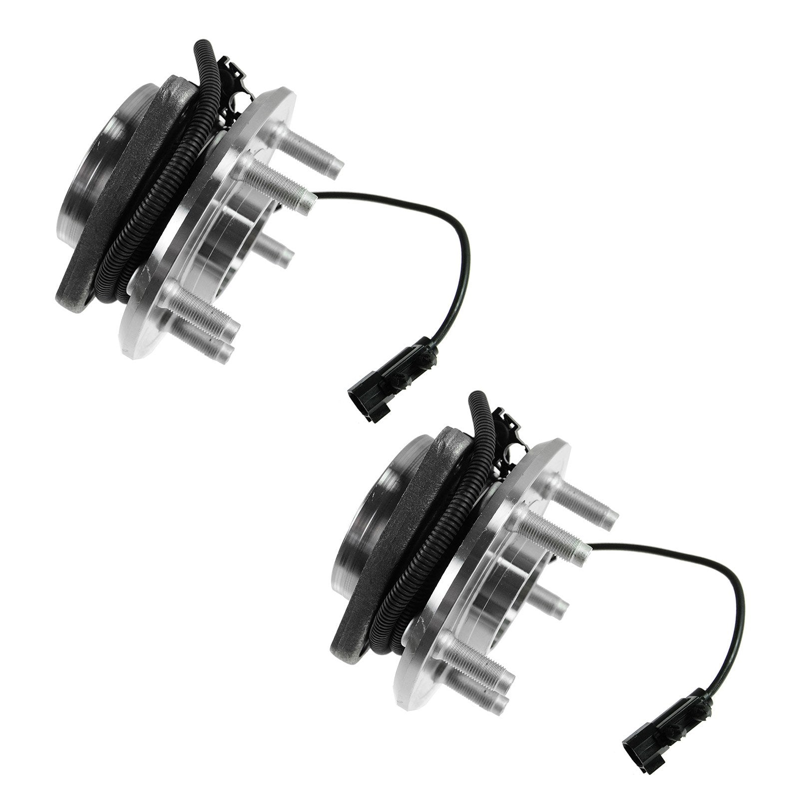 Trq Front Wheel Hub Bearings Assembly Set Compatible With 2007-2011 Dodge Nitro 2008-2012 Jeep Liberty