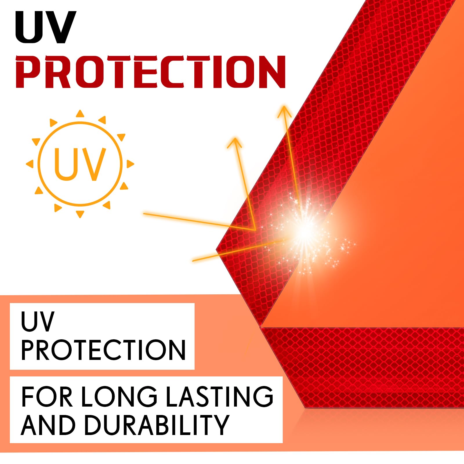 Yaocom 2 Sets Slow Moving Vehicle Sign with Mounting Bracket 14 x 16 Inch Slow Moving Vehicle Triangle Sign Aluminum Warning Tri