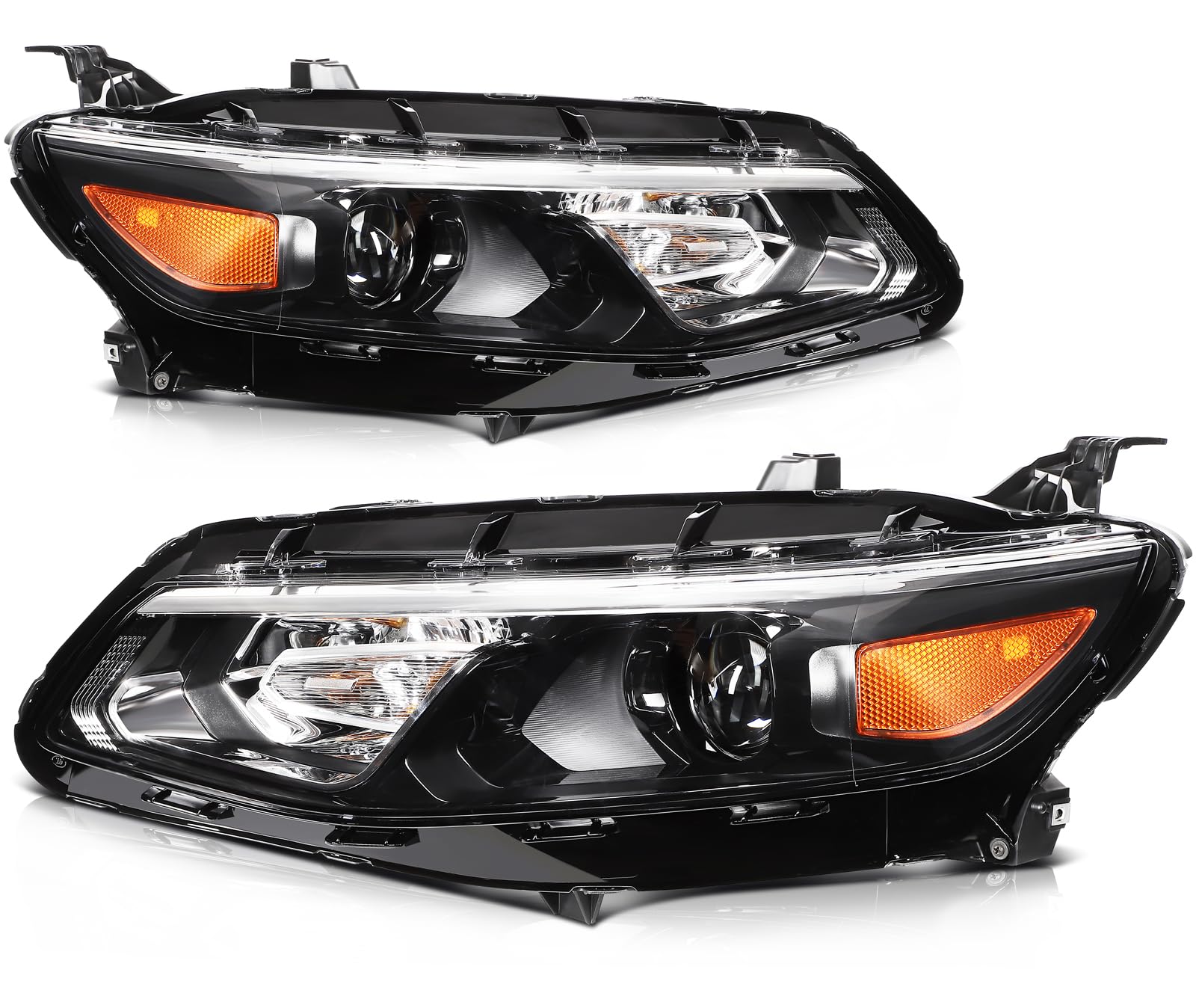 LBRST Headlight Fit 2016-2018 for Malibu Pair Headlight Assembly 84217584