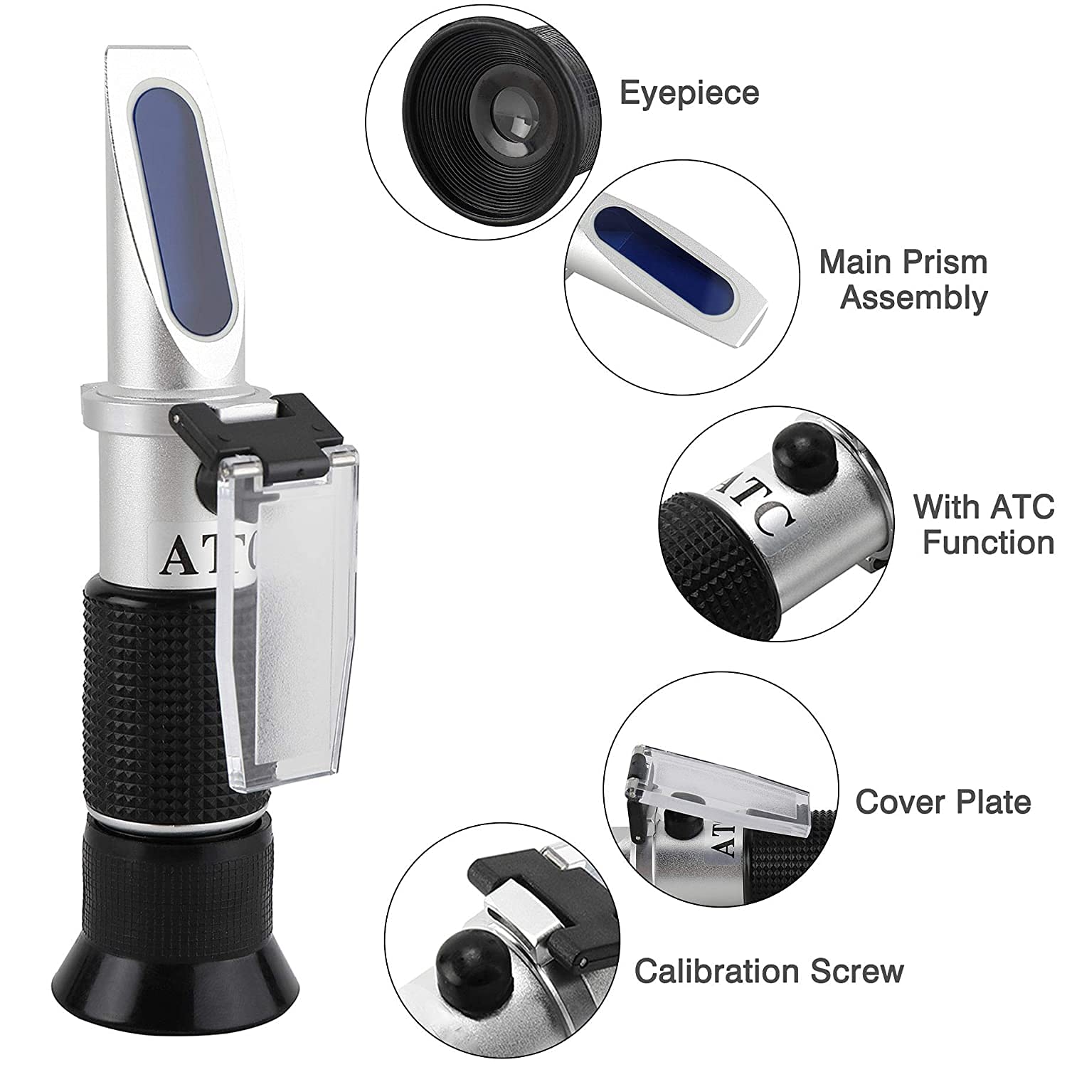 Toolly Def Refractometer For Measuring Diesel Exhaust Fluid Concentration Of Diesel Engines, Urea Ablue Aus32 Concentraction Mea
