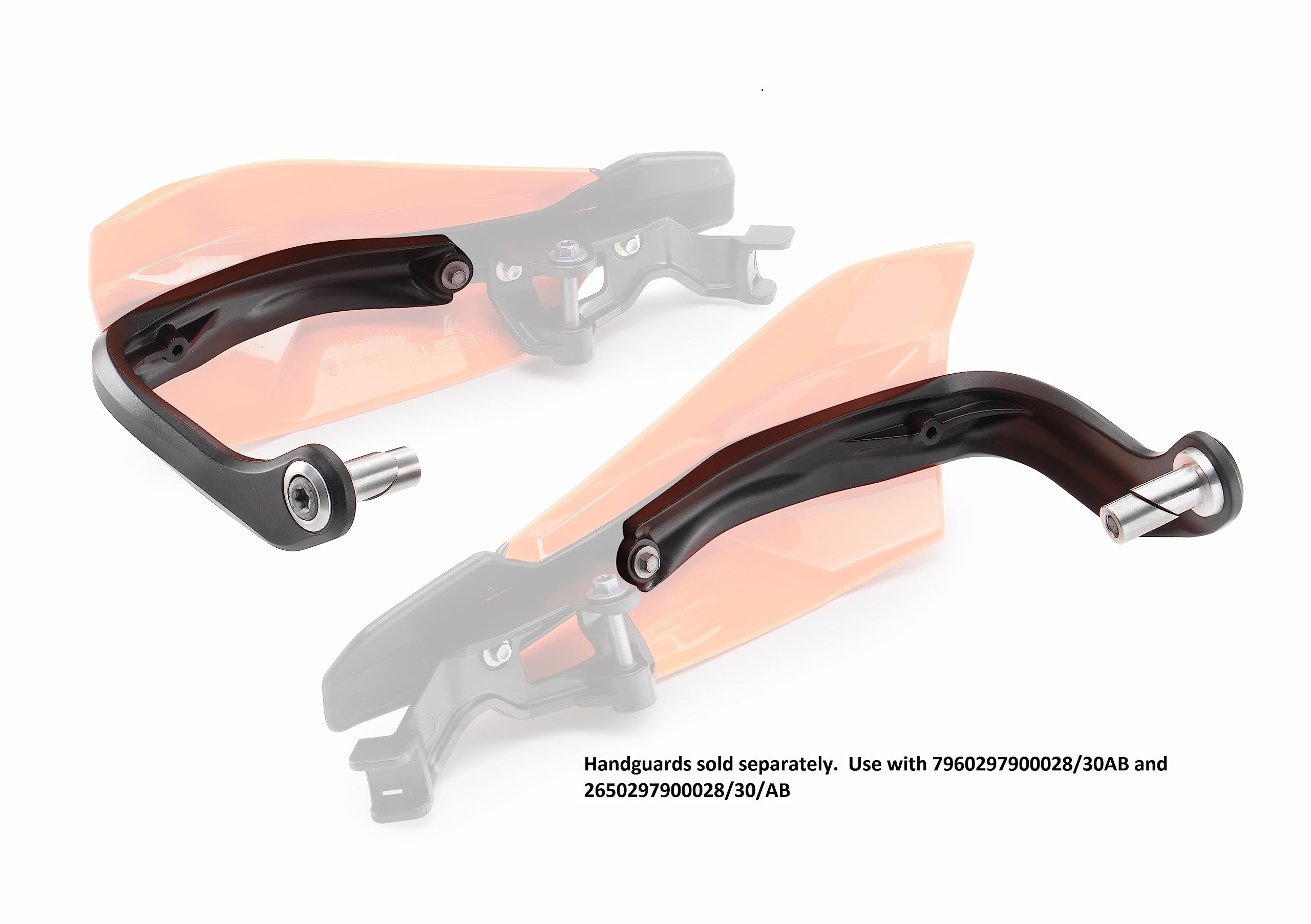 New KTM Wrap-Around Handguard Kit, 250, 300, 350, 450, 500, SX, SX-F, XC, XC-F, XC-W, EXC-F 2014-2024 79602979044