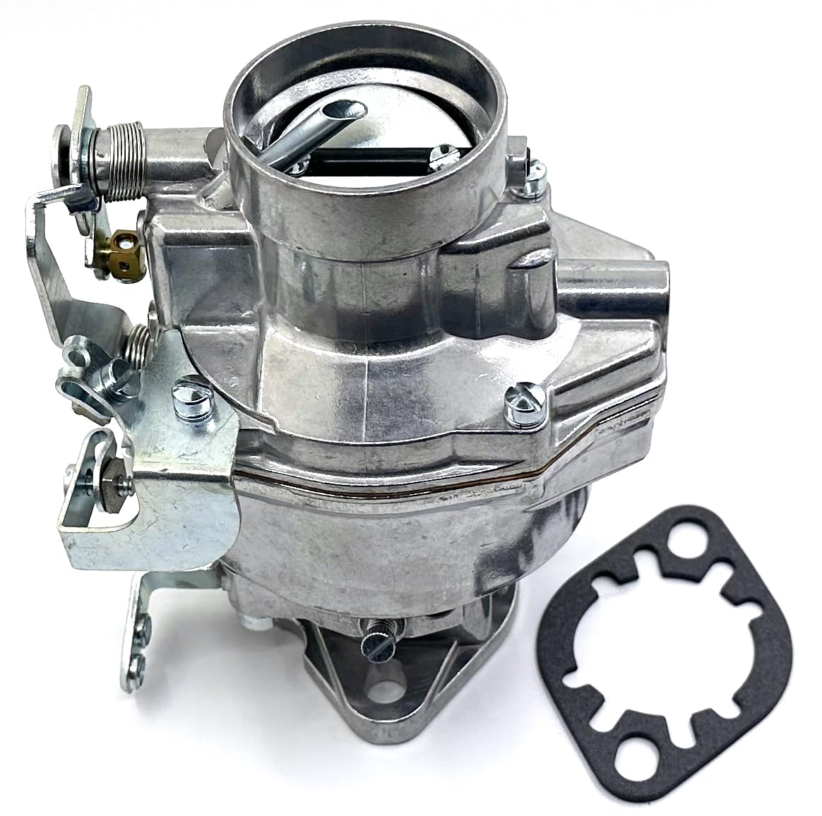 Production In 2024 Rochester B Model 1 Barrel Carburetor Manual Choke With Cable And Choke Bracket For 1950-1959 Chevy Trucks 235Ci Inline 6 Cyl Engine 1932-1952 216Ci 1951 Chevy Truck 3100 6 Cyl 235
