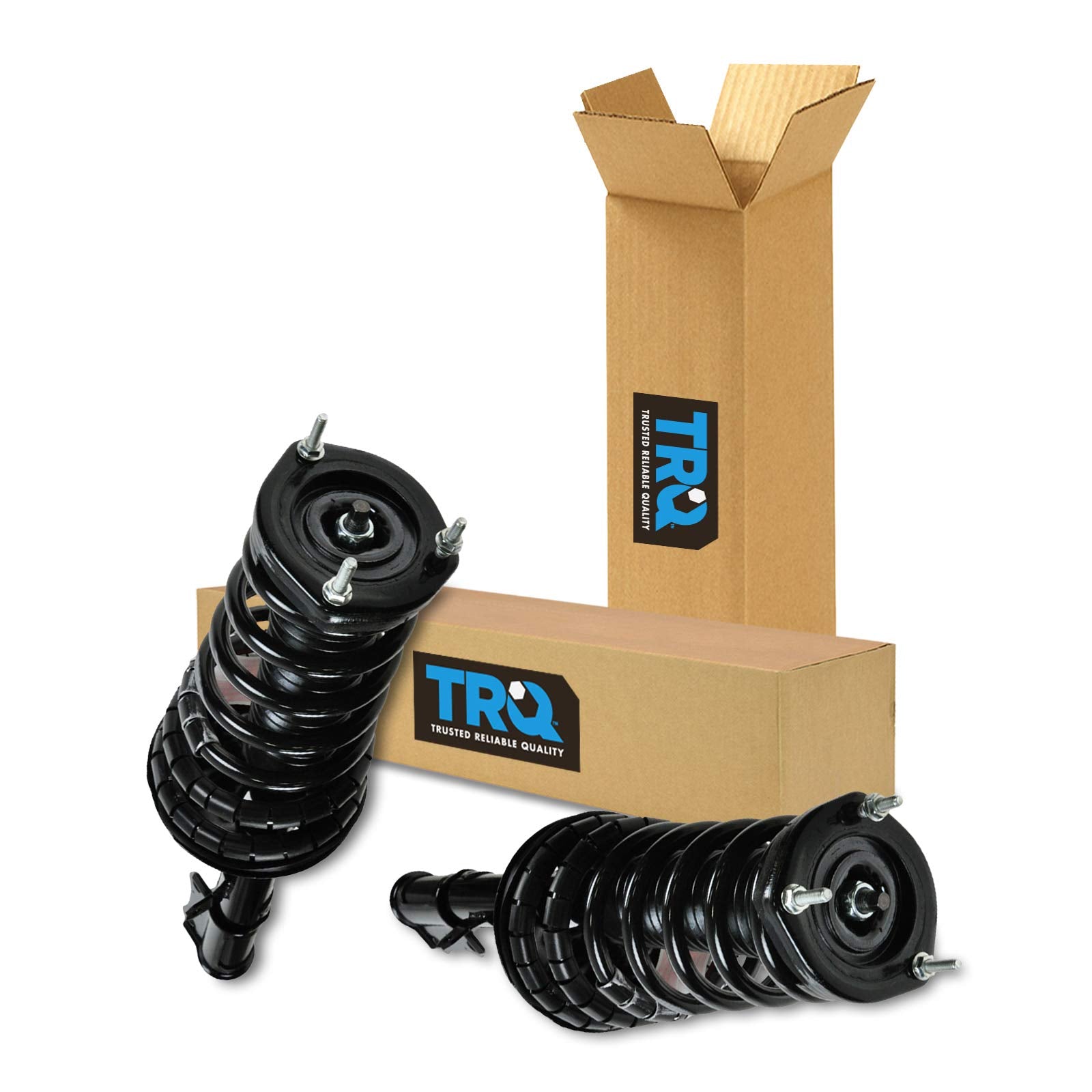 Trq Rear Strut & Coil Spring Assembly Set Driver & Passenger Sides Compatible With 97-01 Toyota Camry 99-03 Solara