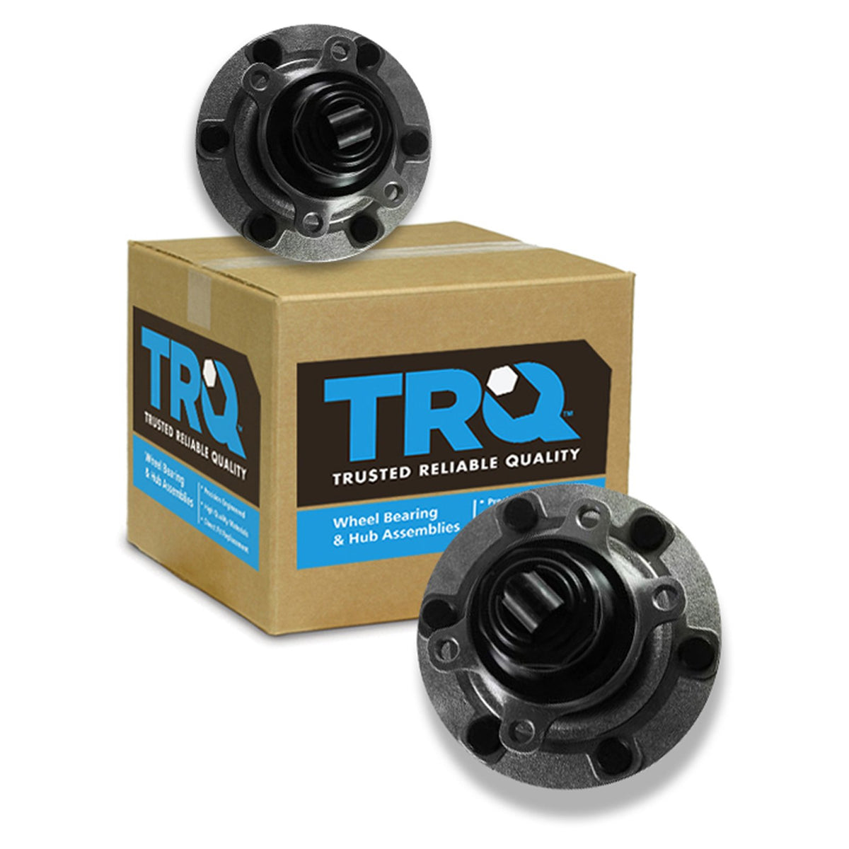 Trq Front Wheel Hub Bearings Assembly Set Compatible With 2002 Honda Passport 2002-2004 Isuzu Axiom Rodeo 2002-2003 Rodeo Sport