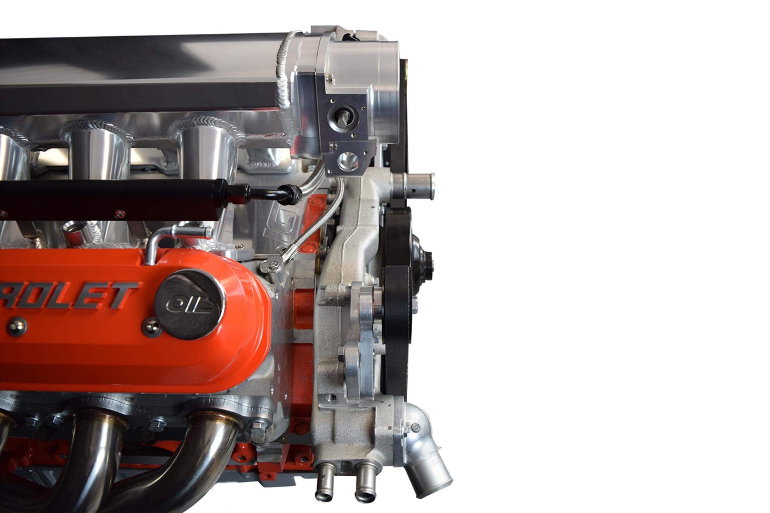 ICT Billet Manual Belt Tensioner with Pulley Compatible with Corvette CTS-V G8 CTSV Z06 LS7 Aluminum LS1 LS2 LS3 LS6 Made in The USA 551617X-1