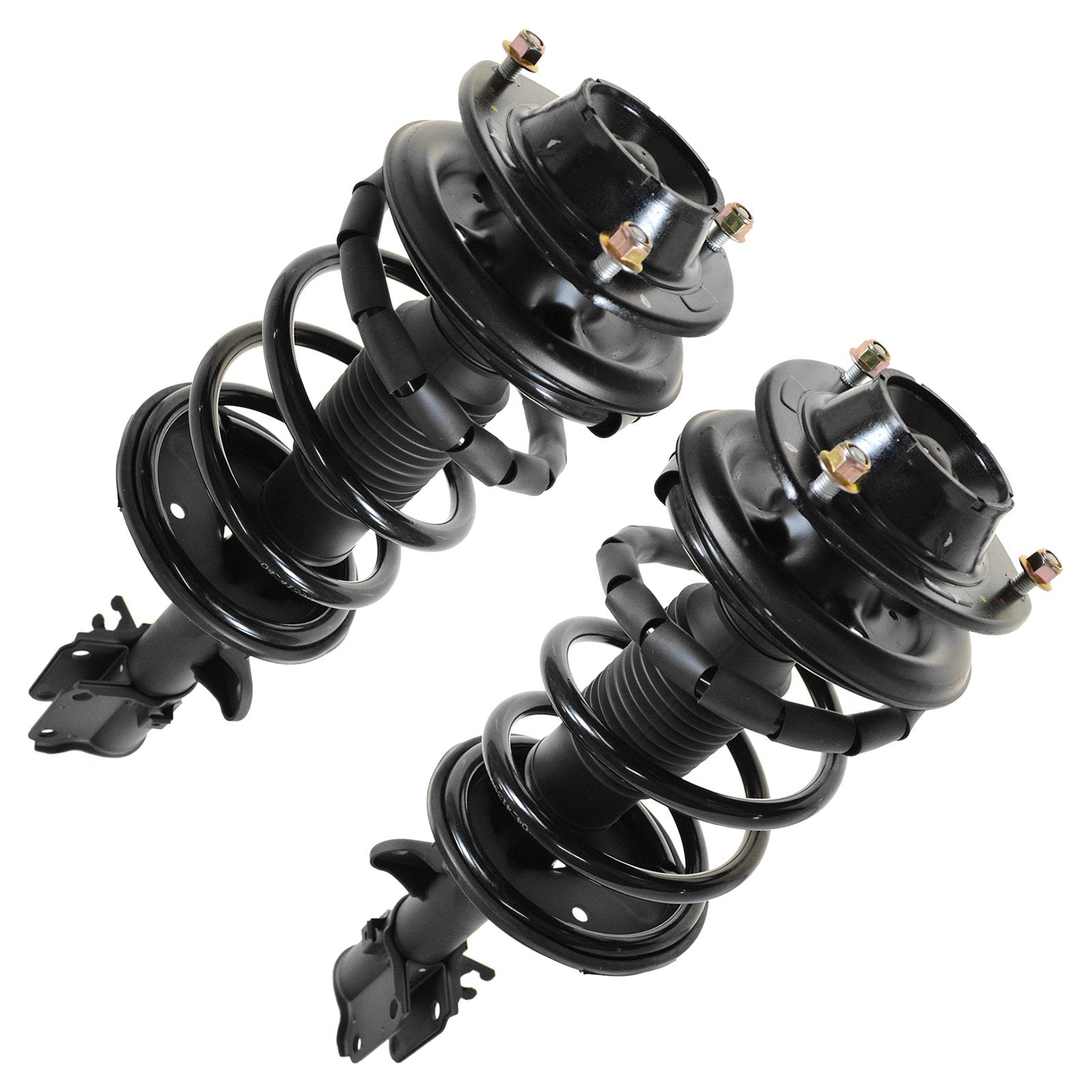 Trq Front Strut & Coil Spring Assembly Set Driver & Passenger Sides Compatible With 05-09 Hyundai Tucson 05-10 Kia Sportage