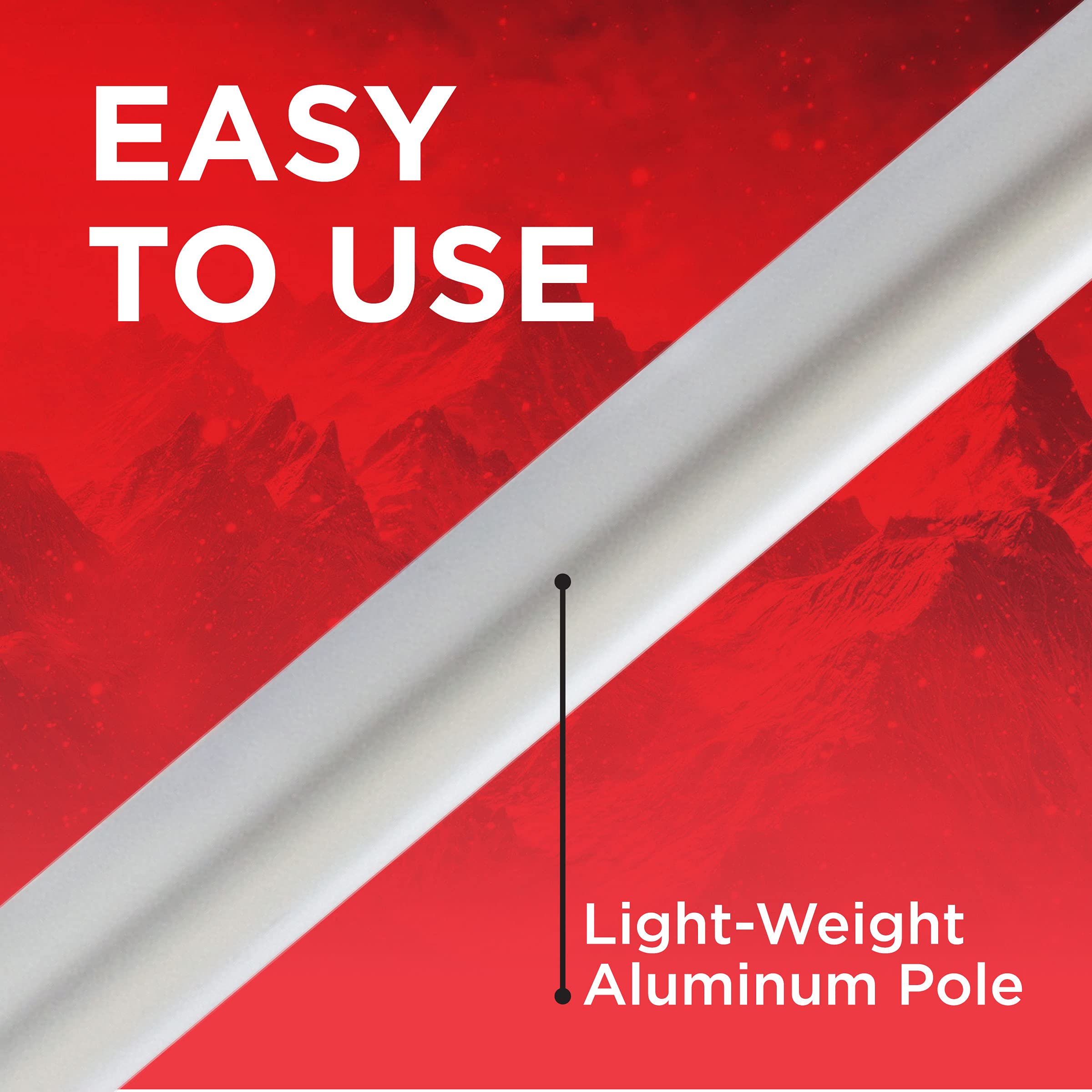 Mallory Maxx 2-996-35 35'' Snowbrush, (2 Pack), (Colors May Vary)