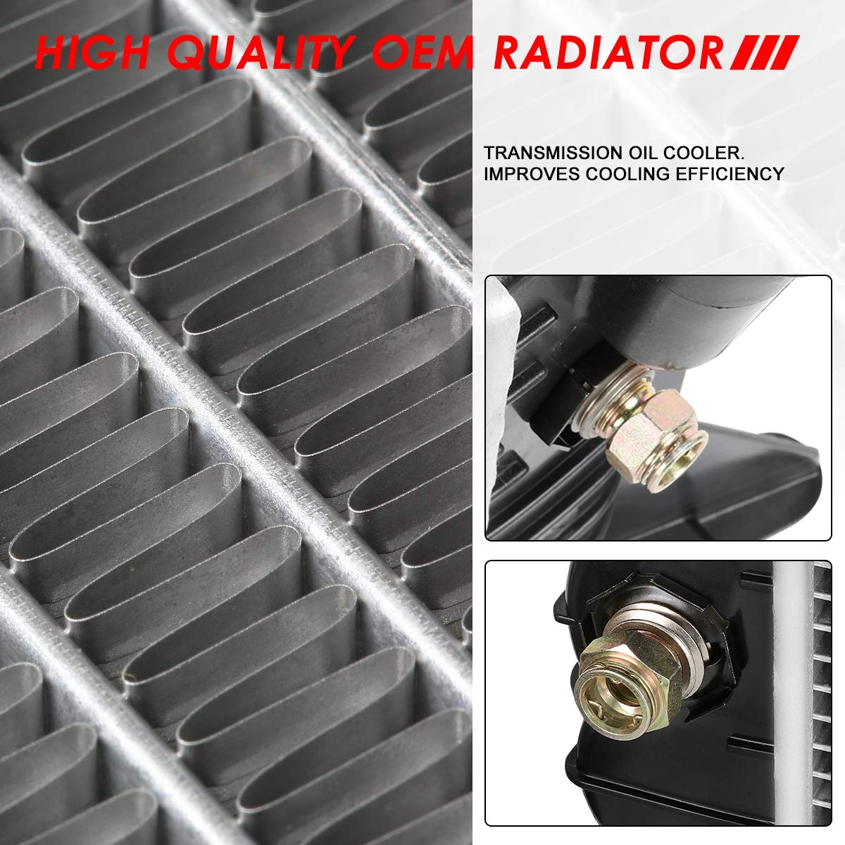 Auto Dynasty Radiator Compatible With 96-05 Chevy Gmc Astro Safari 4.3L At, Dpi 1786 Factory Style 1-Row Cooling Radiator, Alumi