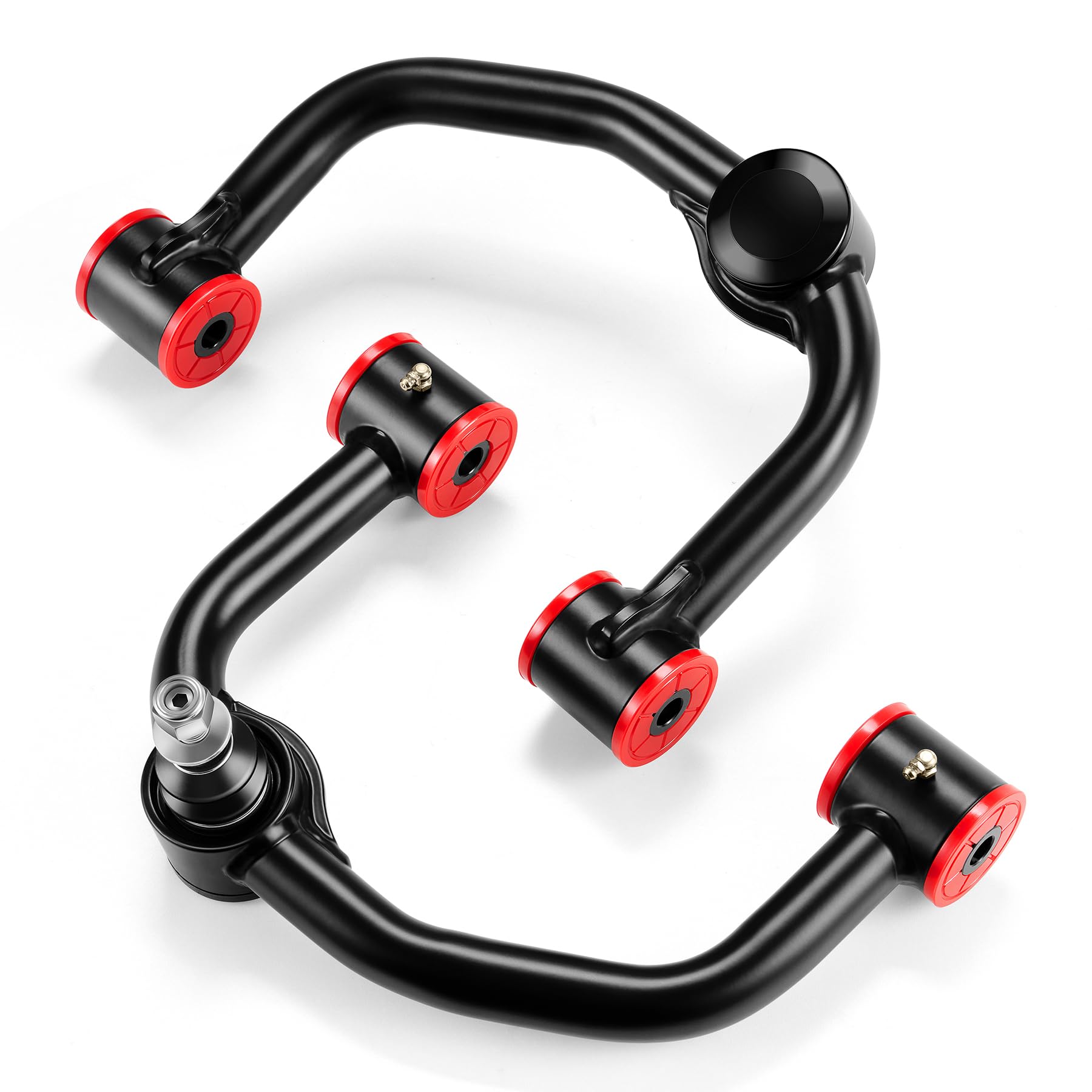dynofit 2-4'' Upper Control Arms and Ball Joint Assembly for Ford F-150, Suspension Kits Tubular Black Arms Alignment Lift 2 to 