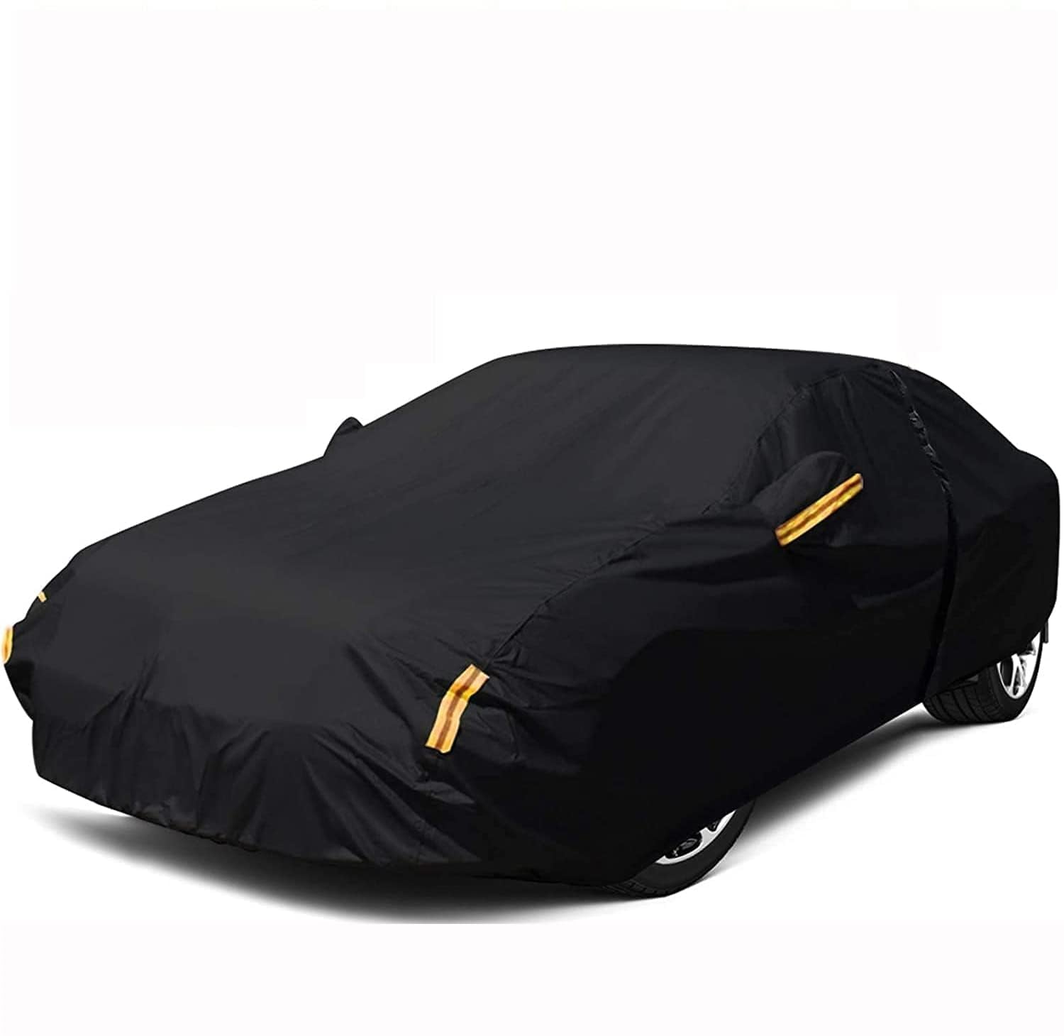 Neverland Sedan Car Cover Waterproof Heavy Duty All Weather Protection Snow Anti-Uv Windproof Outdoor Full Car Cover Fit For Automobiles Bmw/Mercedes-Benz/Honda(For Car Size:183''L X 70''W X 59''H)