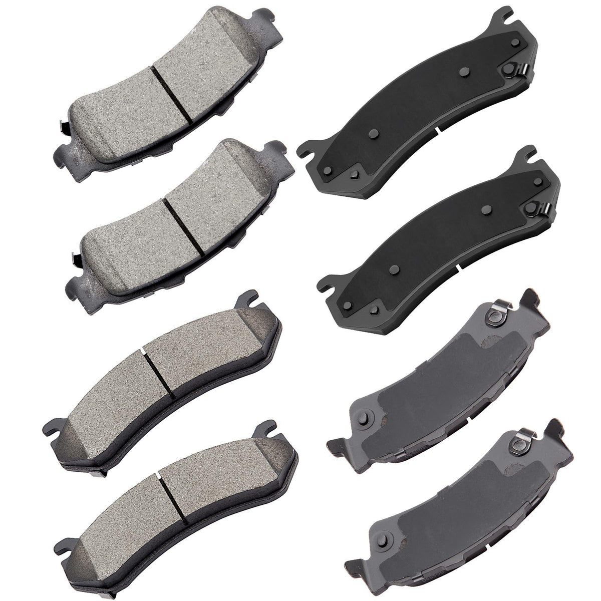 Cciyu D785 D792 Ceramic Front Rear Brake Pad Set Fit For Chevy Astro,Avalanche,1500,Silverado,1500 Hd,Suburban,1500,Tahoe,For Gm