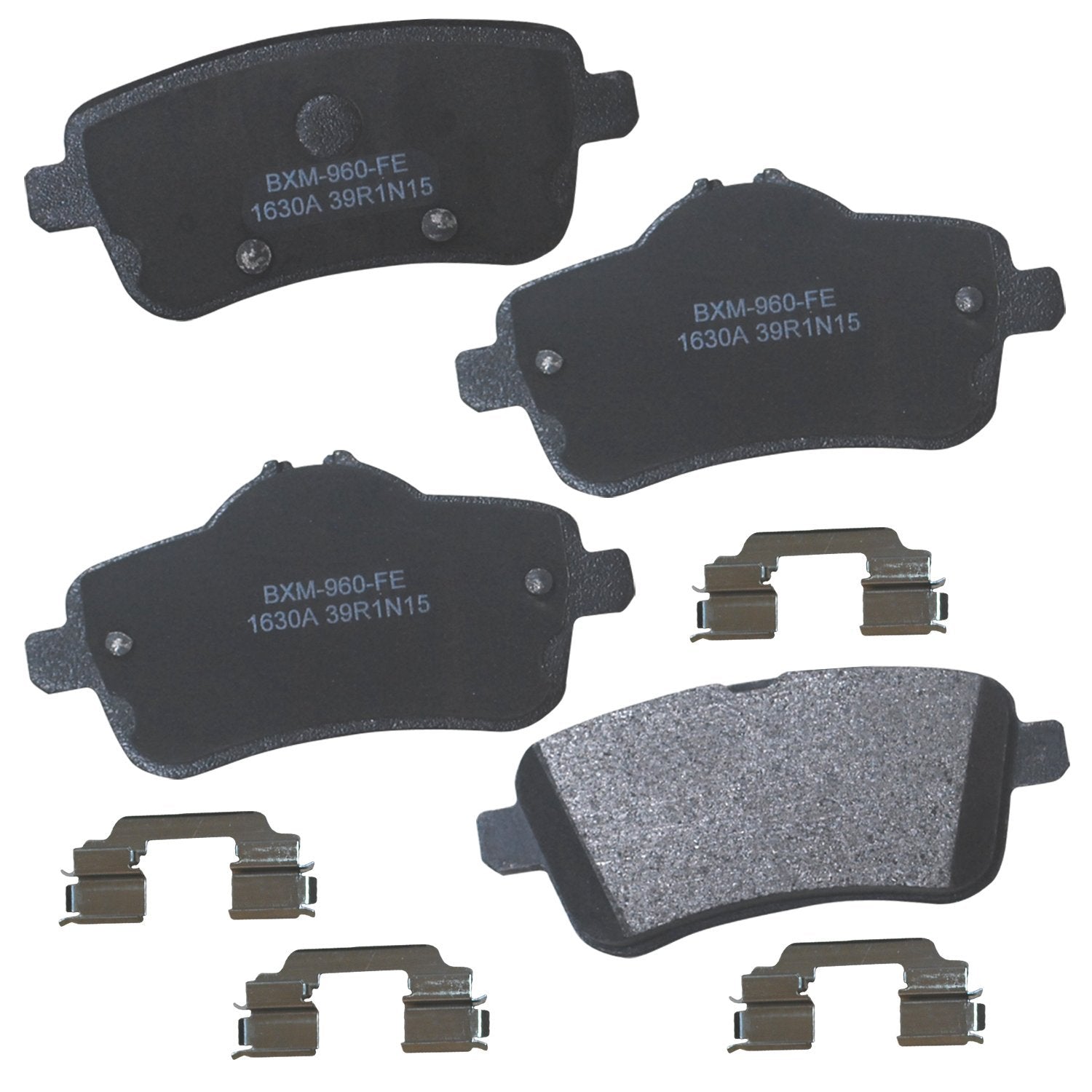 Bendix Premium Sbm1630A Semi-Metallic Rear Brake Pads For Mercedes-Benz Gl63 Amg 2016-2013, Gle63 Amg 2019-2016, Gle63 Amg S 201
