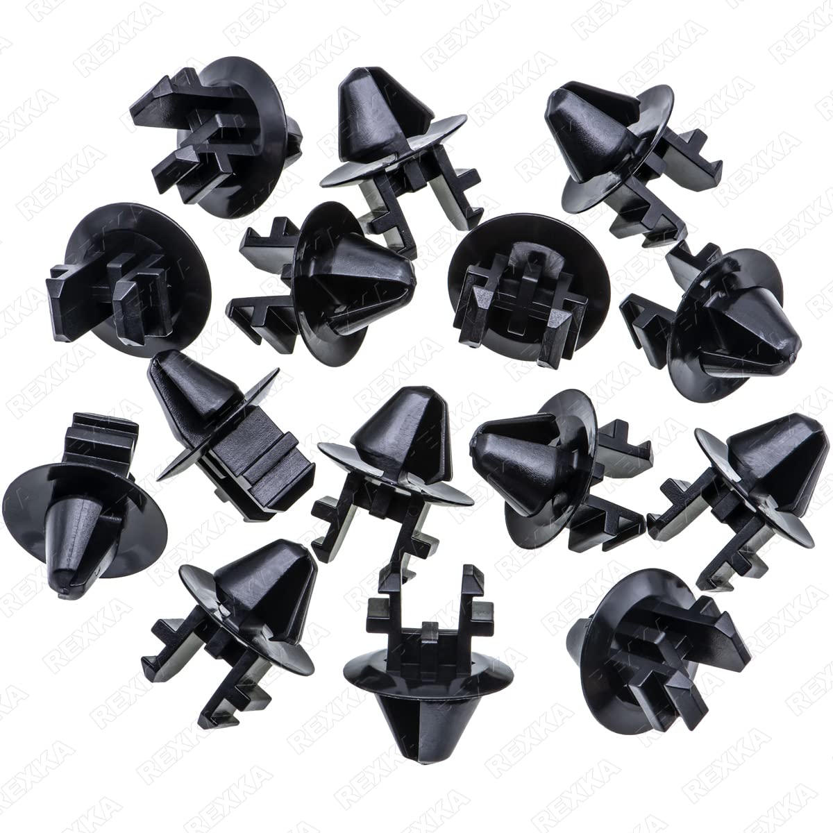 Rexka 15pcs Radiator Shroud Air Deflector Cowl Grille Retainer Clip W708771-S300 Compatible with Ford Expedition F-150 F-250 F-3