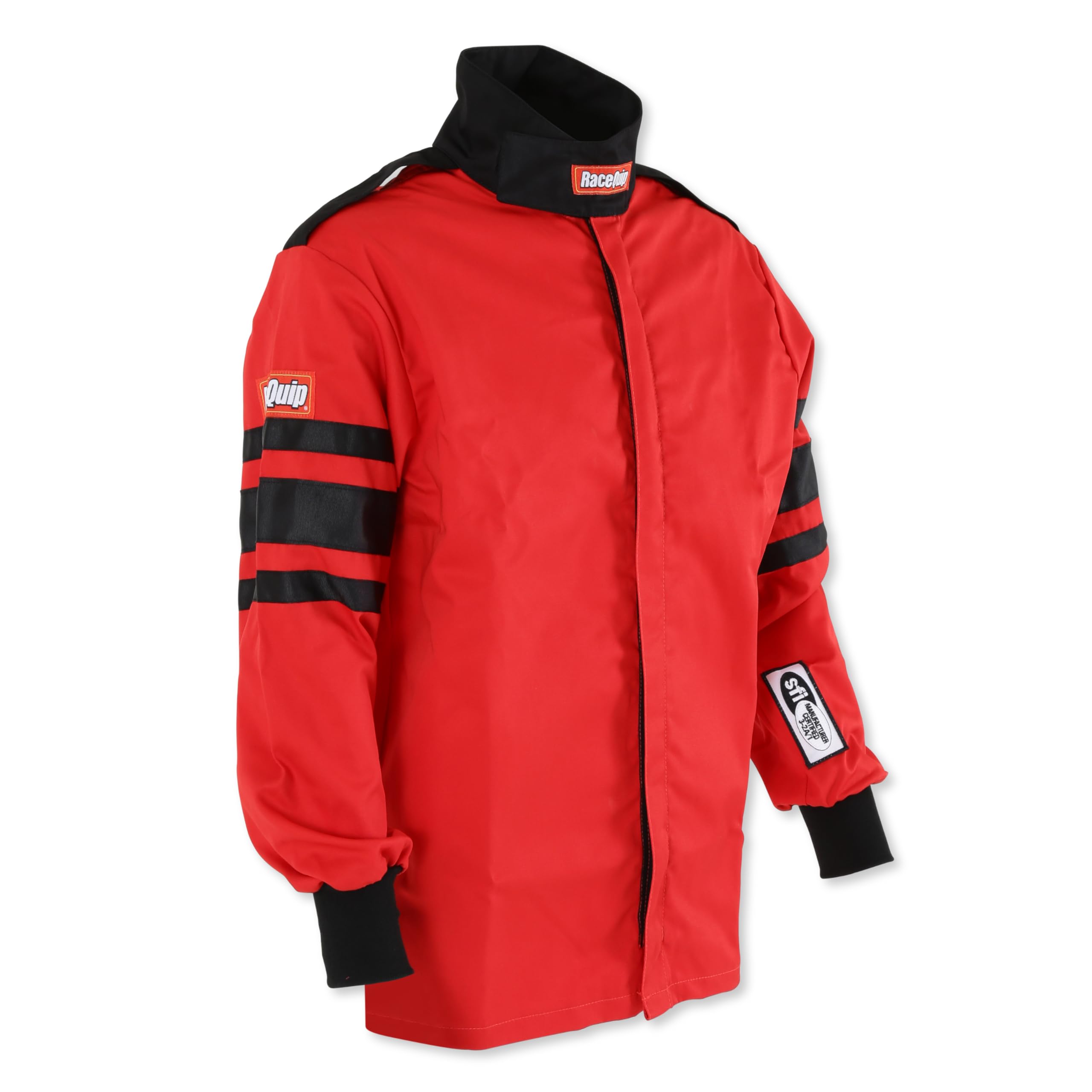 Racequip 111017Rqp 110 Series Driving Jacket Sfi 3.2A/1 Red/Black Stripe 2Xl