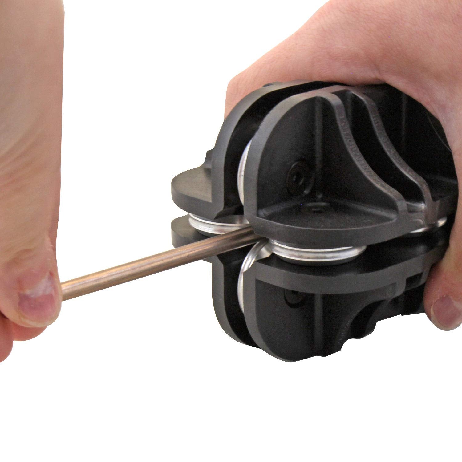 4Lifetimelines Handheld Tubing Straightener - 1/4 Inch Tube Straightening Tool For Brake And Fuel Line - Compatible With Copper,