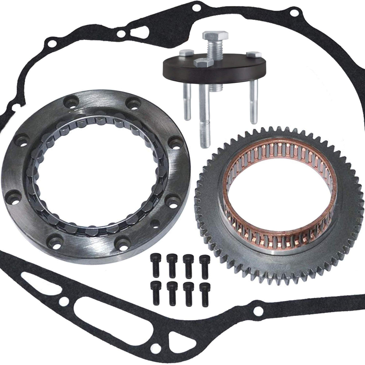 Vstar V Star Xvs 1100 Xvs1100 Starter Clutch Kit & Puller Tool 99-09
